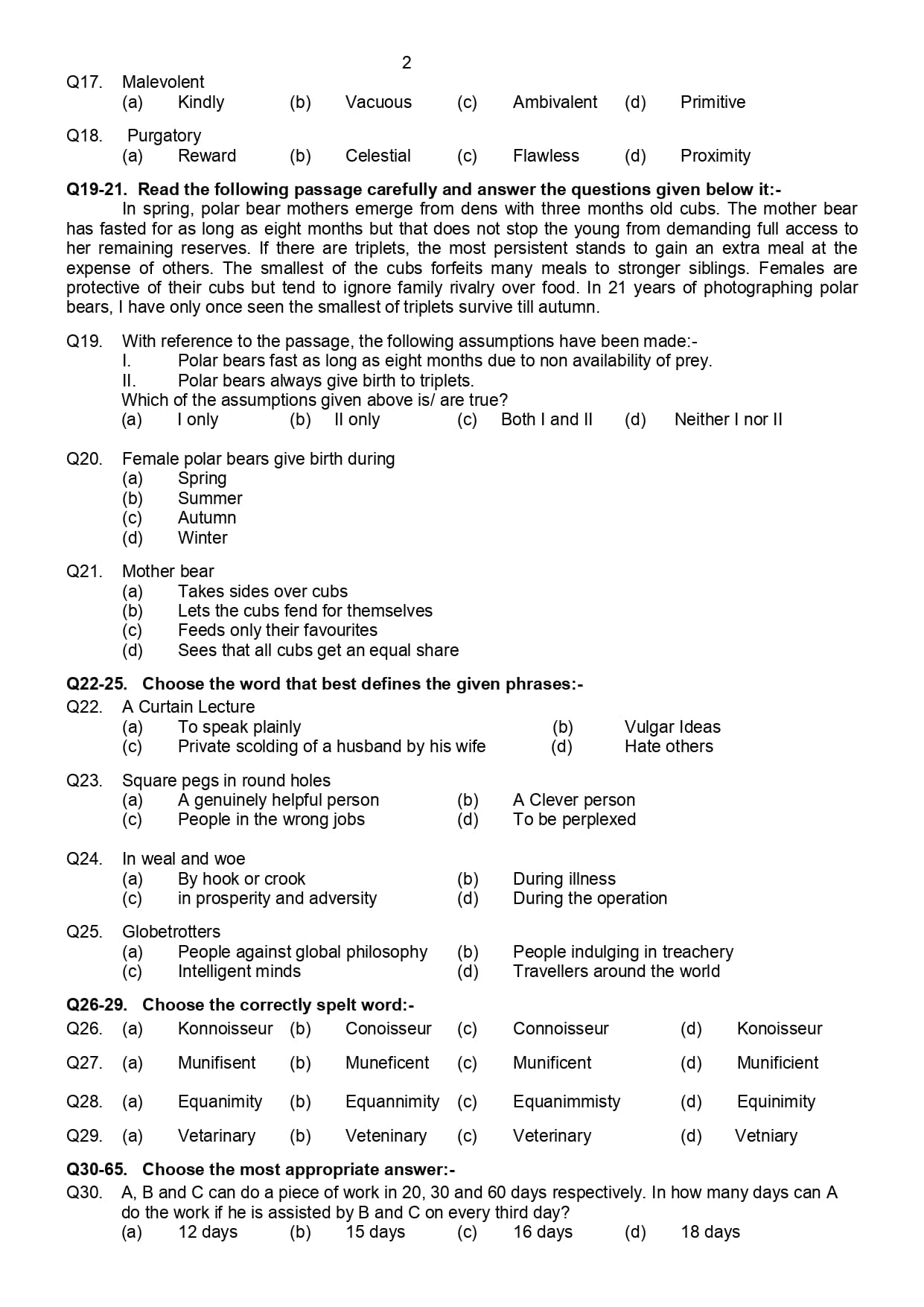 AFCAT 2022 Model Paper — page 2