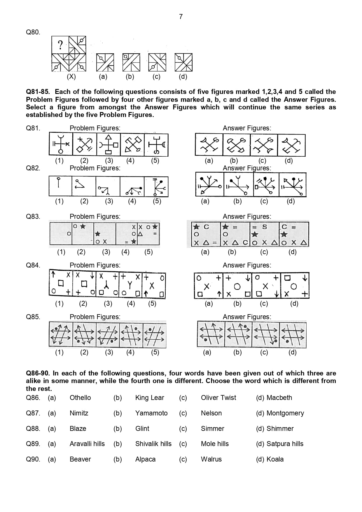 AFCAT 2022 Model Paper — page 7