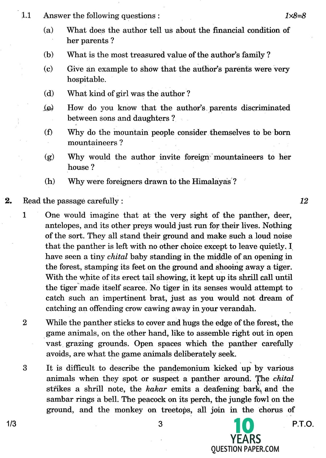 CBSE Class X 2017 English Communicative Question Paper CBSE Class 10 English Communicative 2017 Question Paper