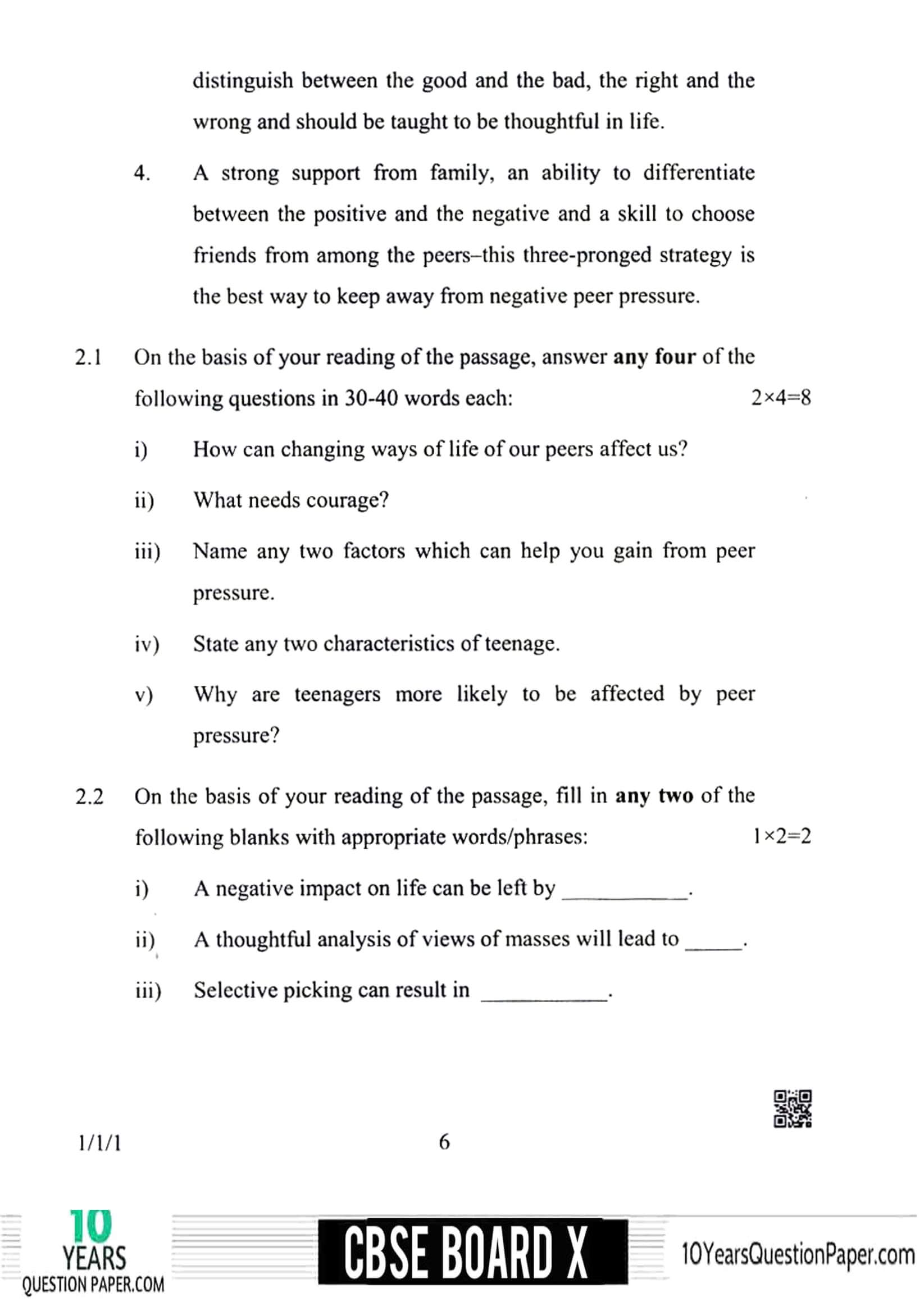CBSE Class 10 English Communicative 2019 Question Paper
