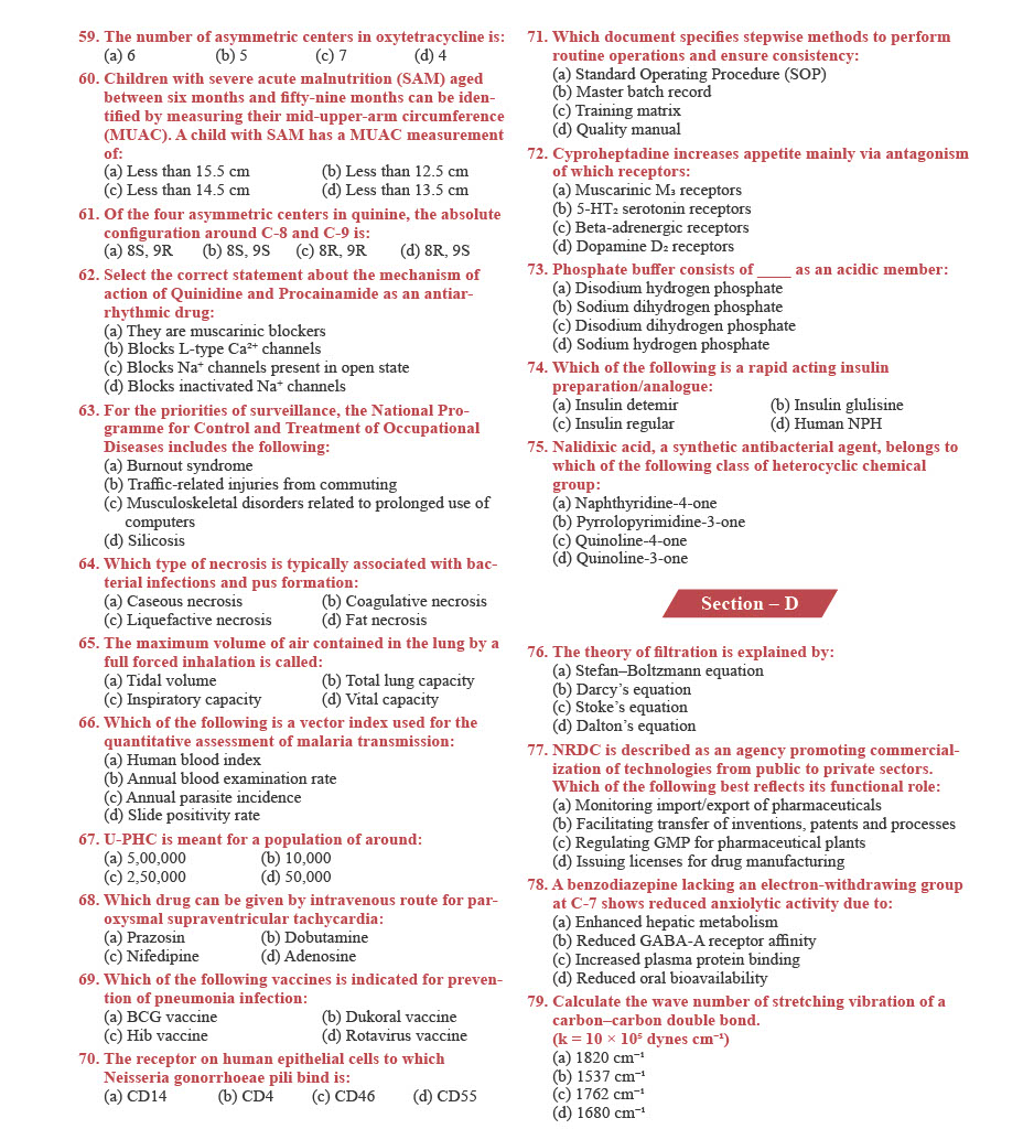 GPAT Question Paper 2026 — page 4