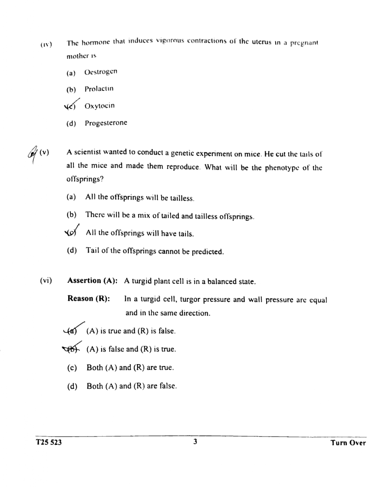 ICSE Class 10 Biology Question Paper 2025 Solved PDF Download — page 3