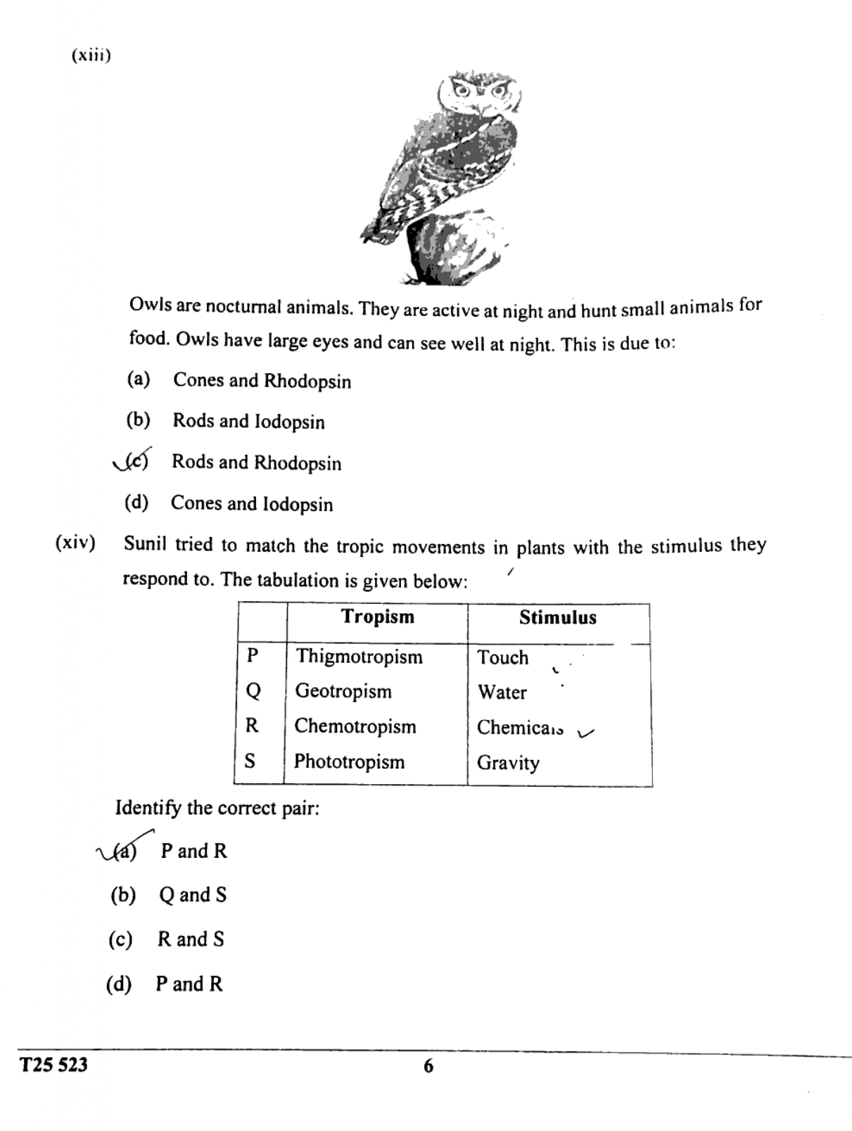 ICSE Class 10 Biology Question Paper 2025 Solved PDF Download — page 6