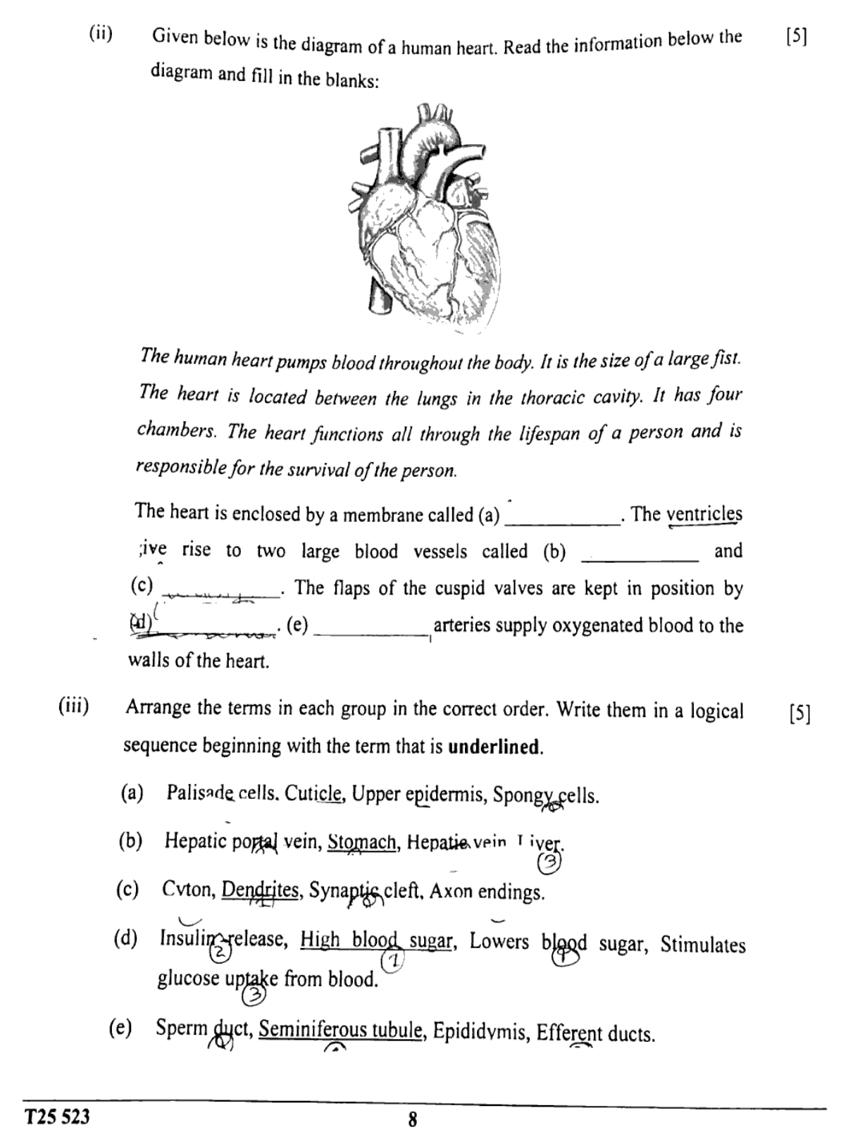 ICSE Class 10 Biology Question Paper 2025 Solved PDF Download — page 8