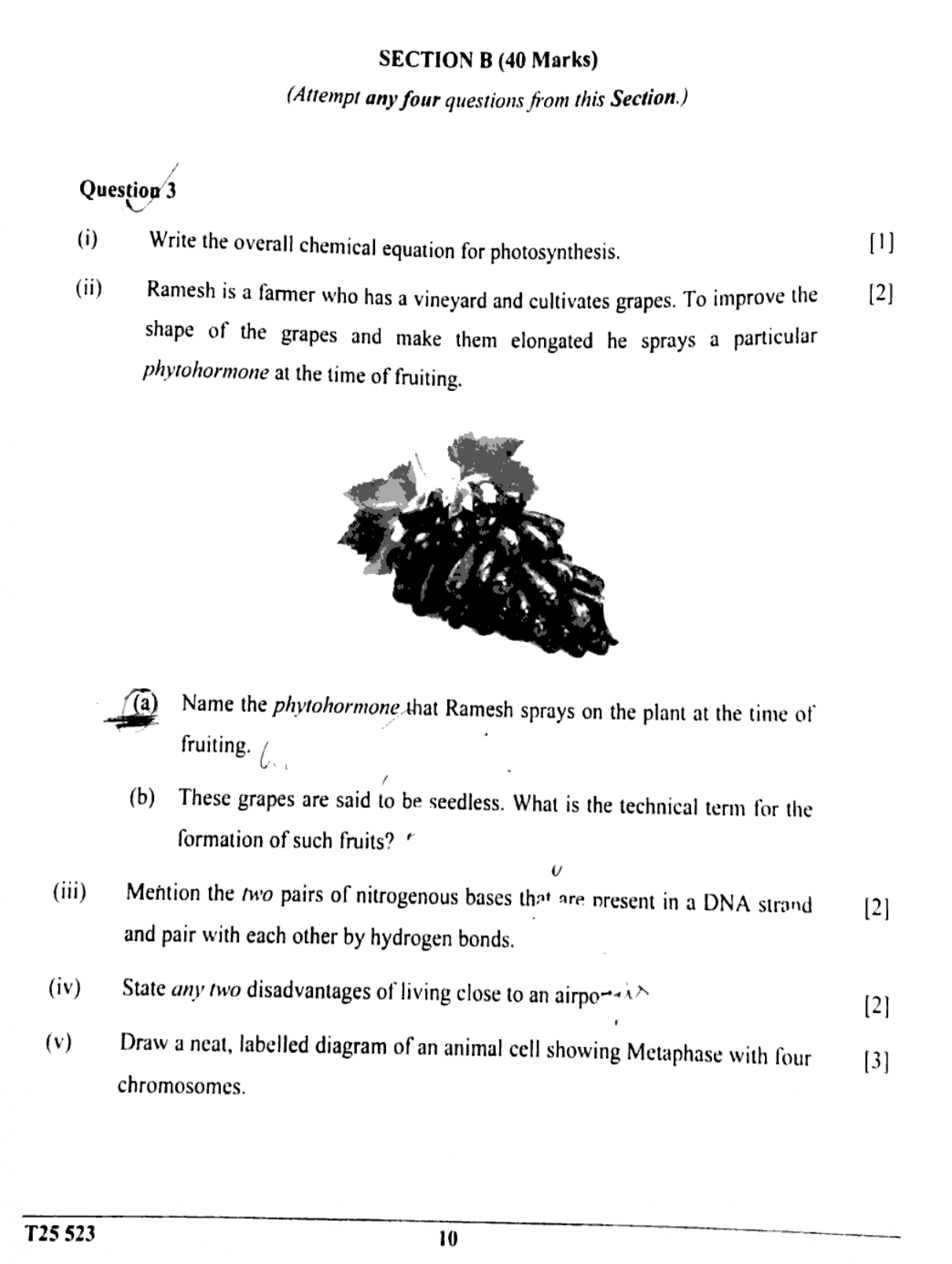 ICSE Class 10 Biology Question Paper 2025 Solved PDF Download — page 10