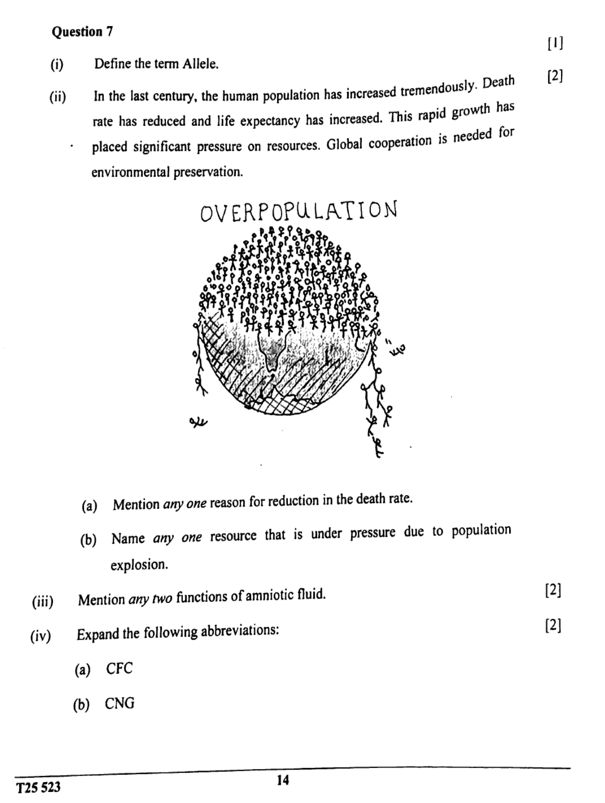 ICSE Class 10 Biology Question Paper 2025 Solved PDF Download — page 14