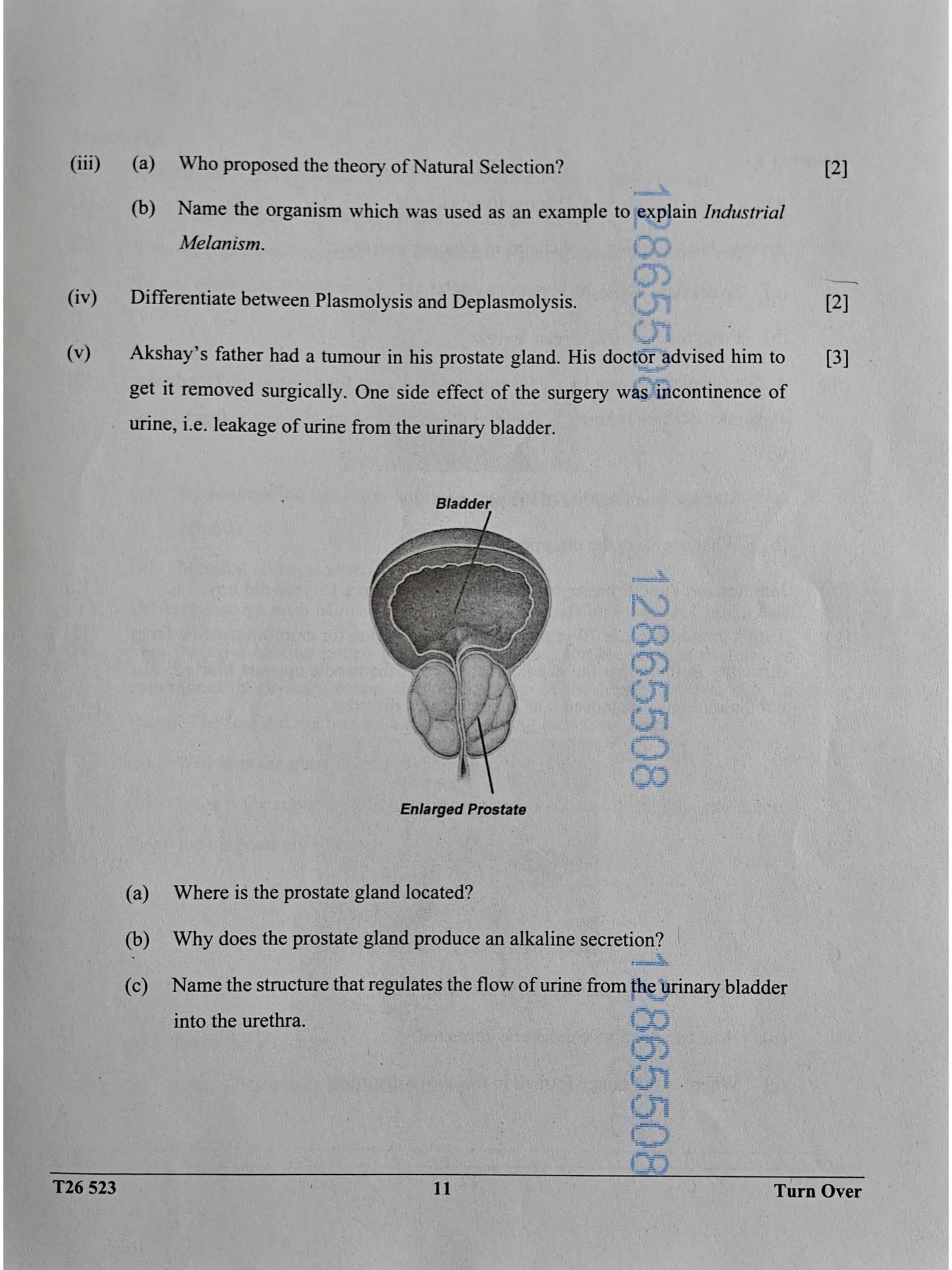 ICSE Class 10 Biology Question Paper 2026 Solved PDF Download — page 11