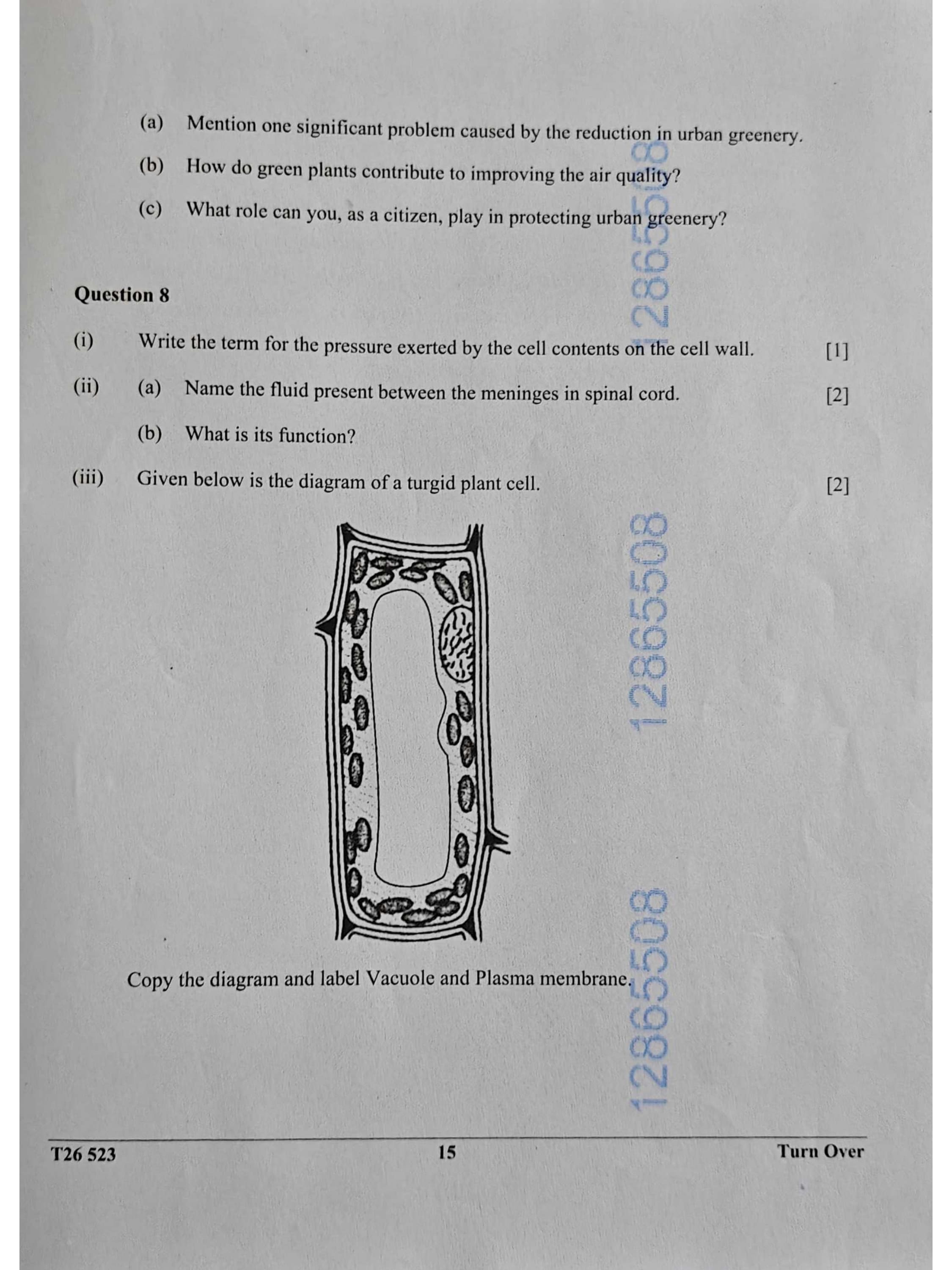 ICSE Class 10 Biology Question Paper 2026 Solved PDF Download — page 15