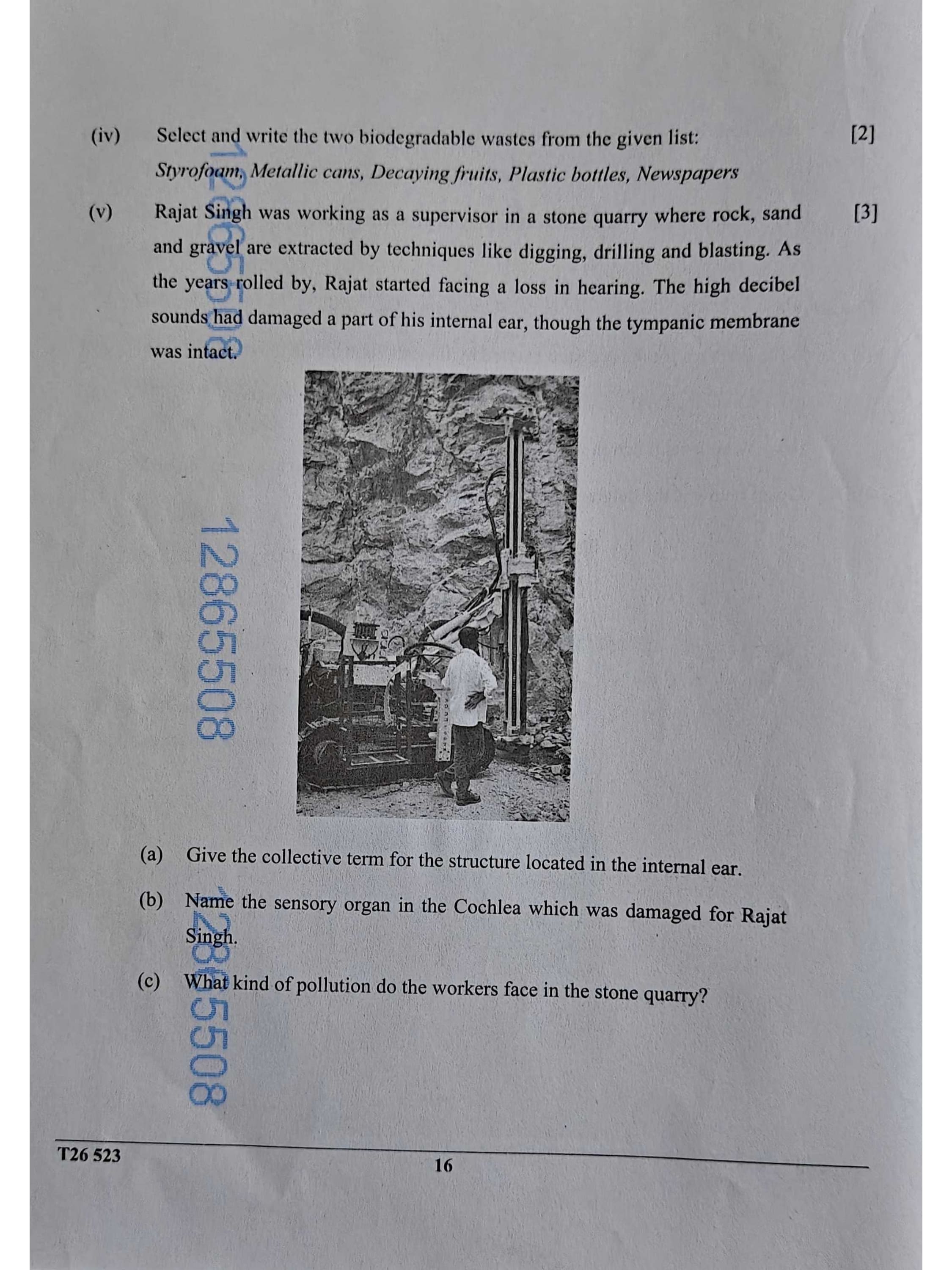 ICSE Class 10 Biology Question Paper 2026 Solved PDF Download — page 16