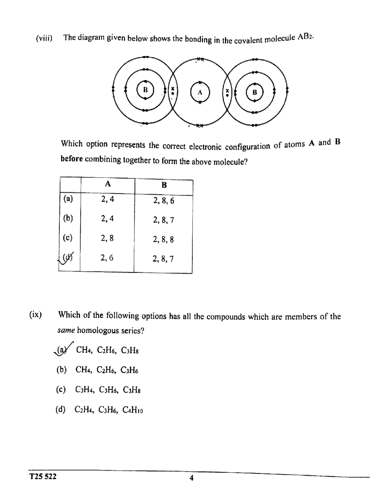 ICSE Class 10 Chemistry Question Paper 2025 Solved PDF Download — page 4
