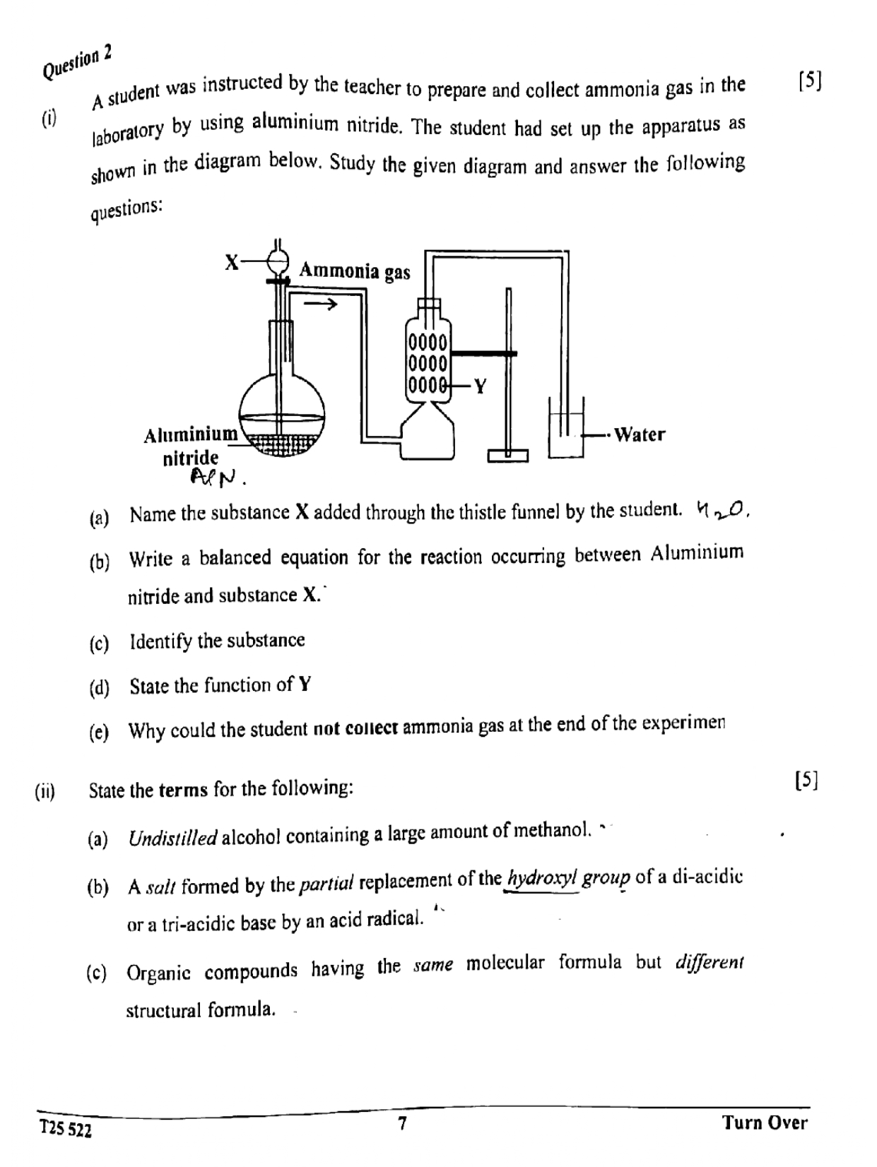 ICSE Class 10 Chemistry Question Paper 2025 Solved PDF Download — page 7