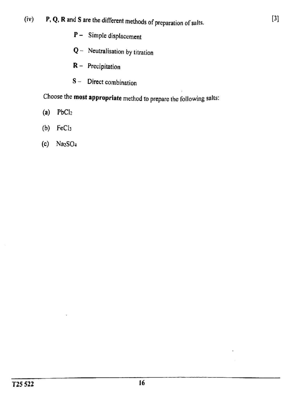ICSE Class 10 Chemistry Question Paper 2025 Solved PDF Download — page 16