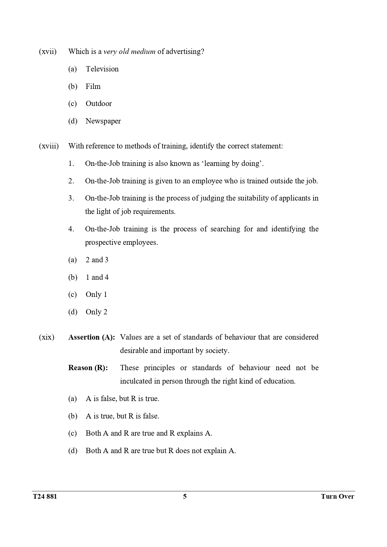 ICSE Class 10 Commercial Applications Question Paper 2024 Solved PDF Download — page 5