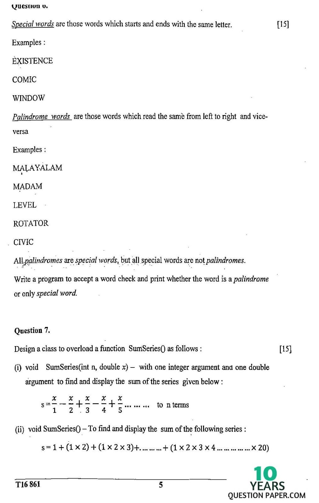 ICSE Class X 2016 Computer Applications Question Paper ICSE Class 10 Computer Applications 2016 Question Paper