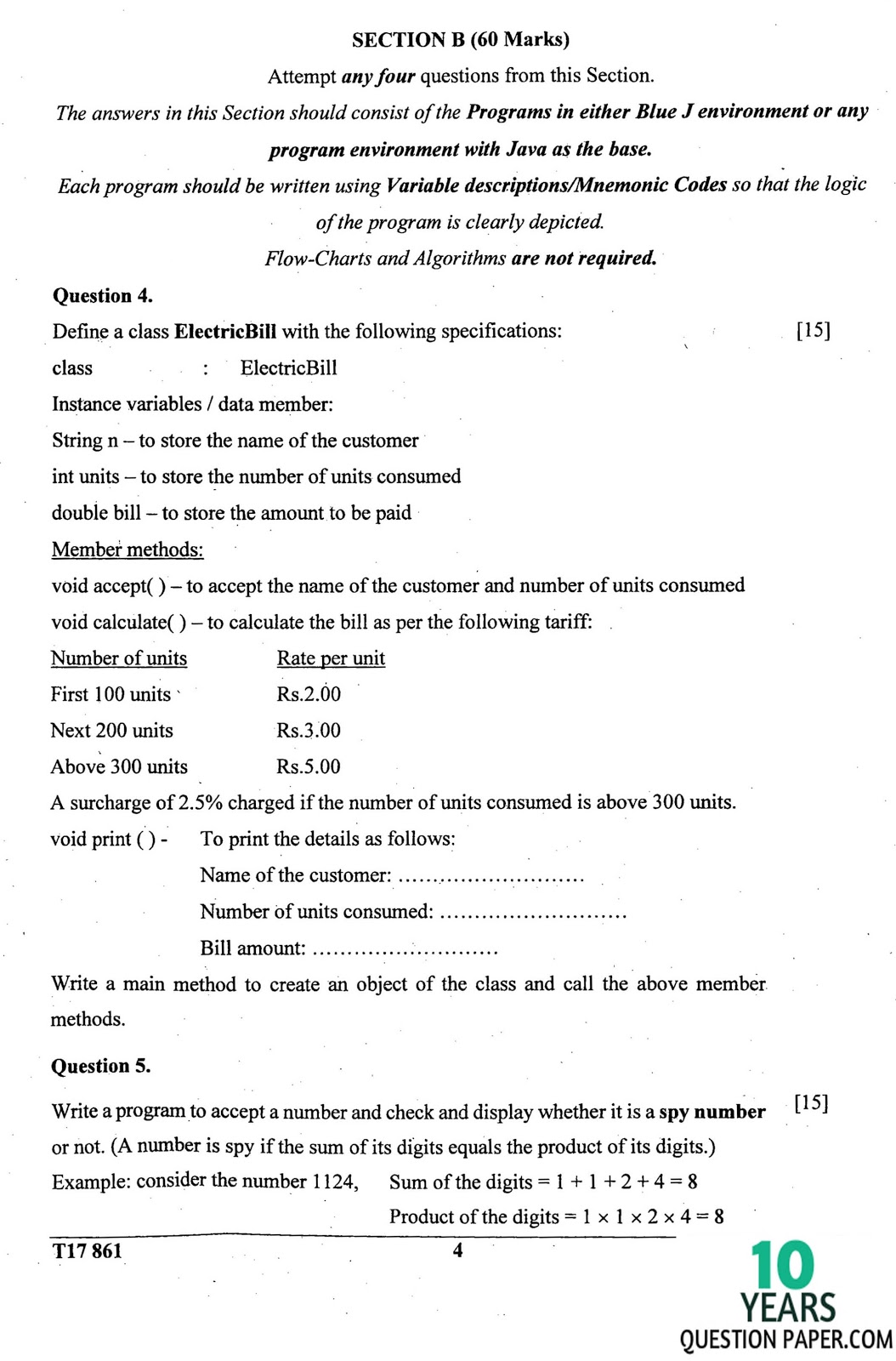ICSE Class X 2017 Computer Applications Question Paper ICSE Class 10 Computer Applications 2017 Question Paper
