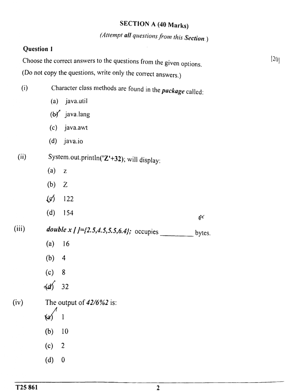 ICSE Class 10 Computer Applications Question Paper 2025 Solved PDF Download — page 2