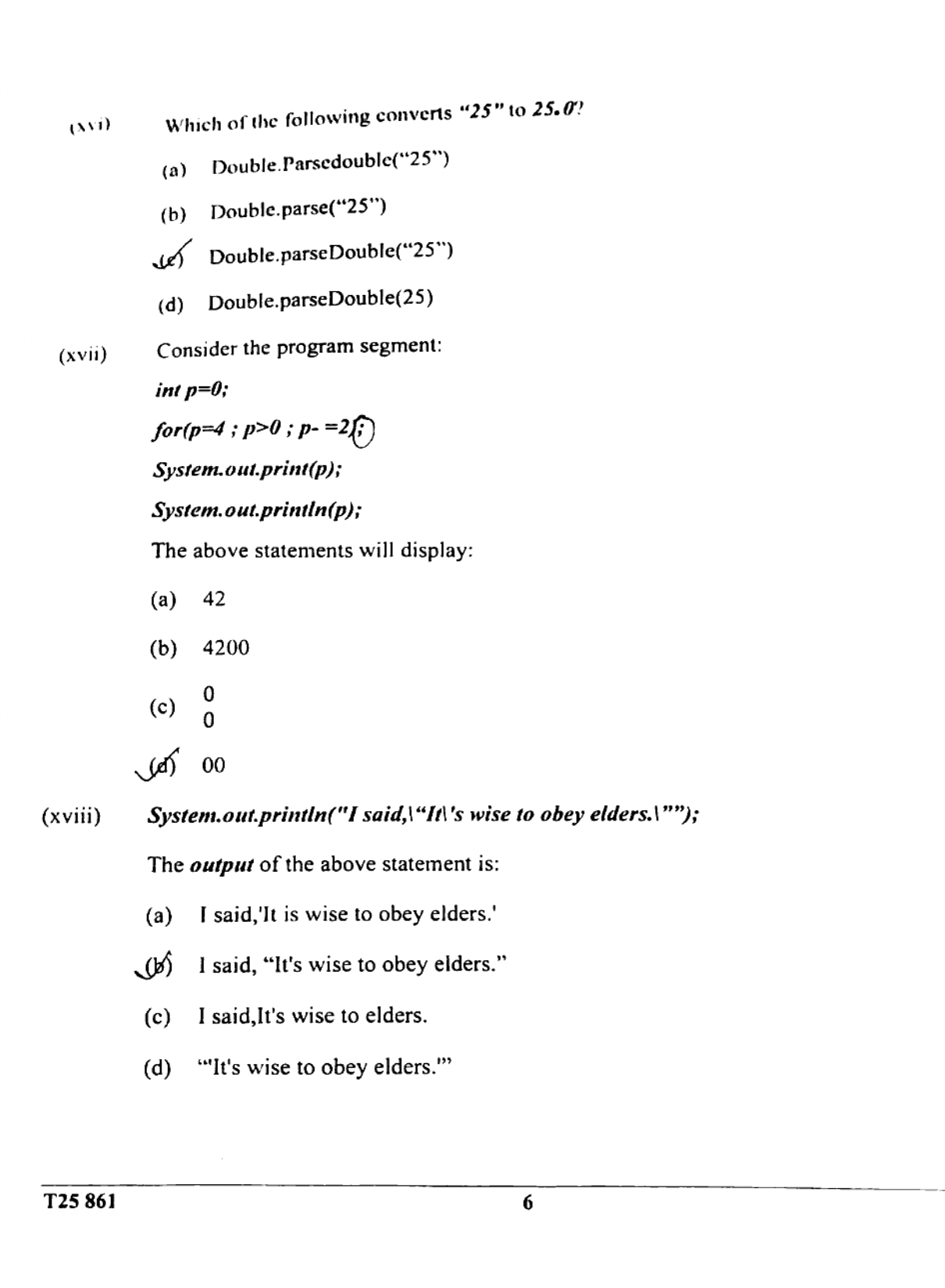 ICSE Class 10 Computer Applications Question Paper 2025 Solved PDF Download — page 6