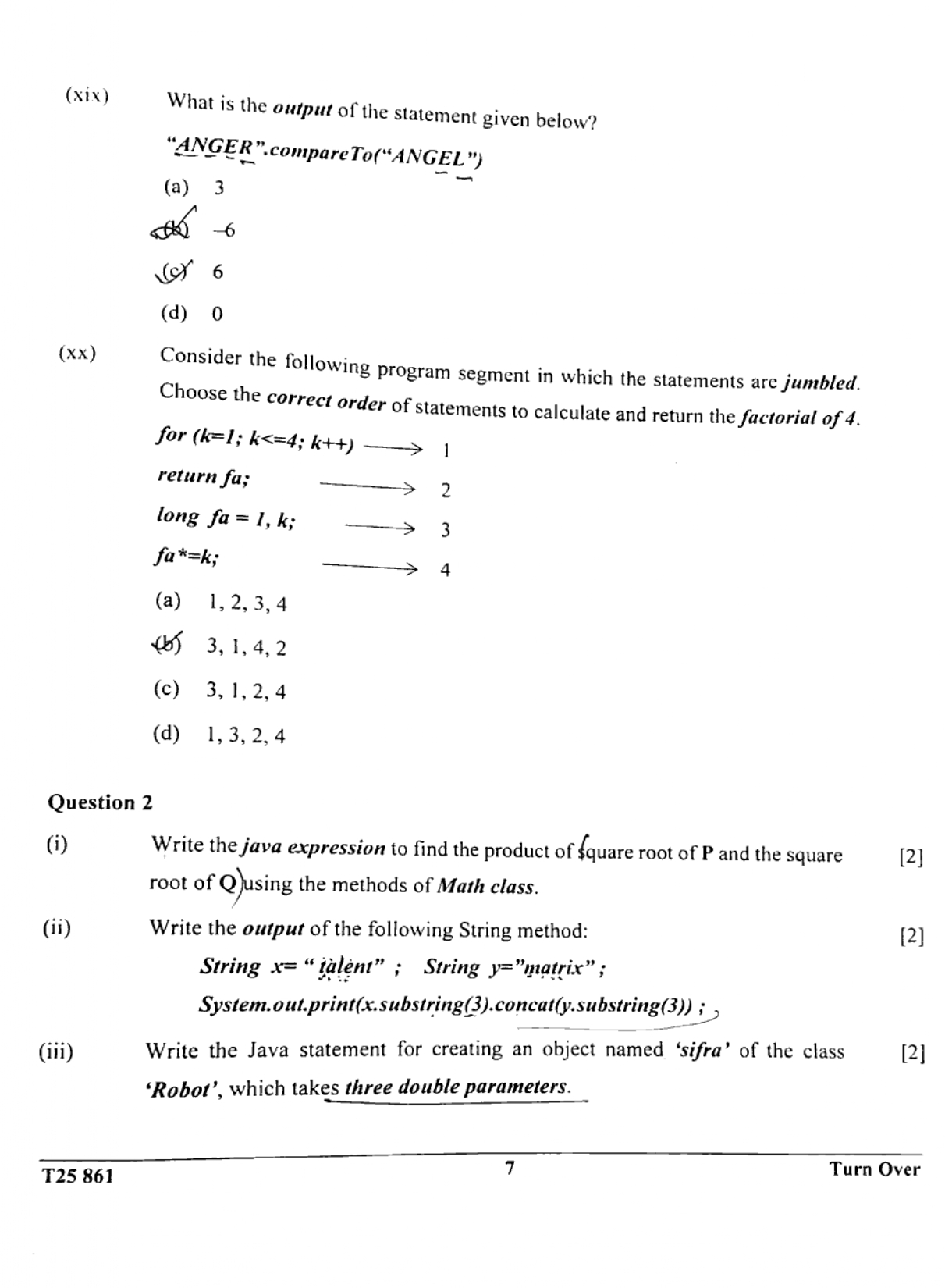 ICSE Class 10 Computer Applications Question Paper 2025 Solved PDF Download — page 7