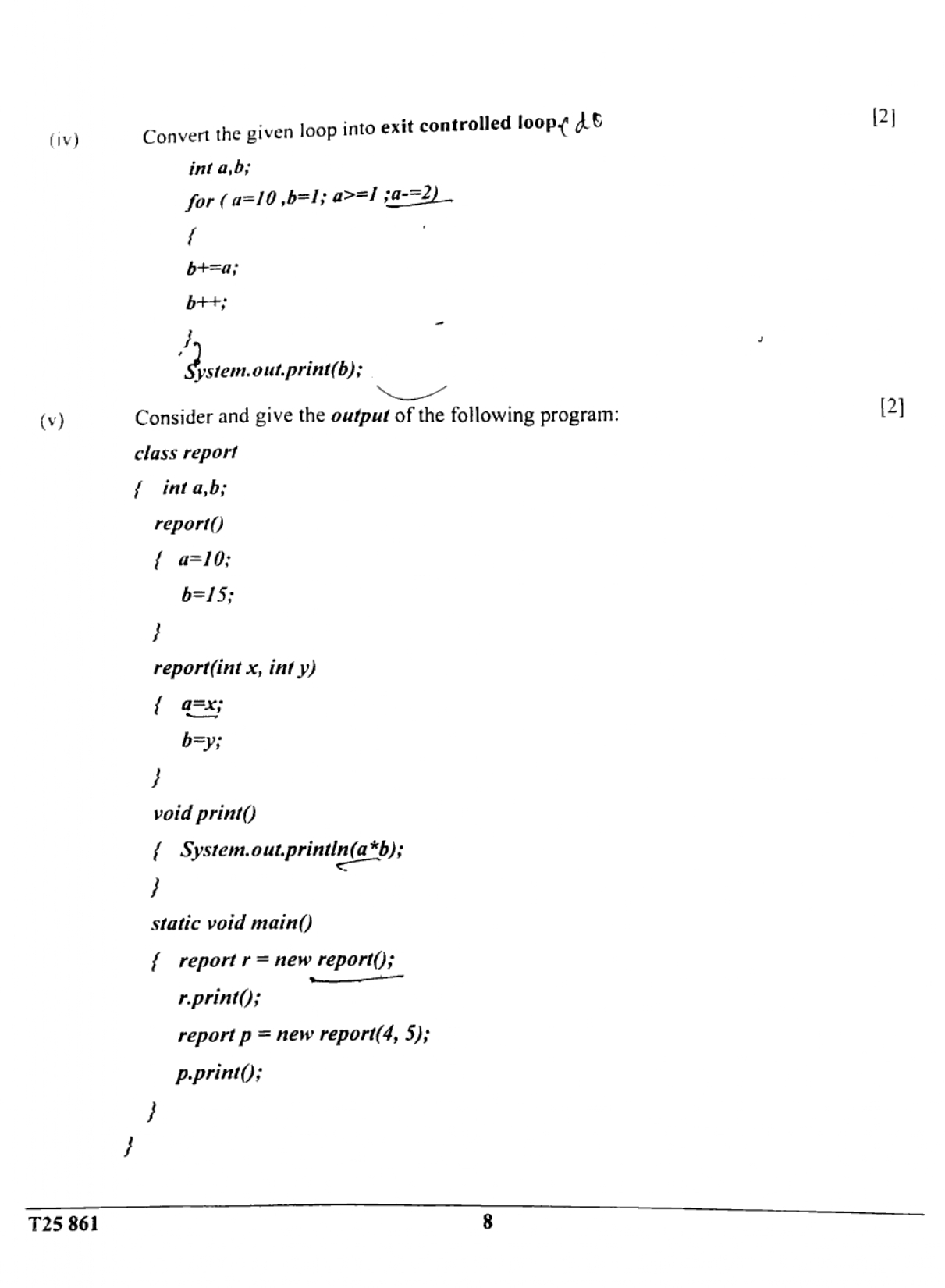 ICSE Class 10 Computer Applications Question Paper 2025 Solved PDF Download — page 8
