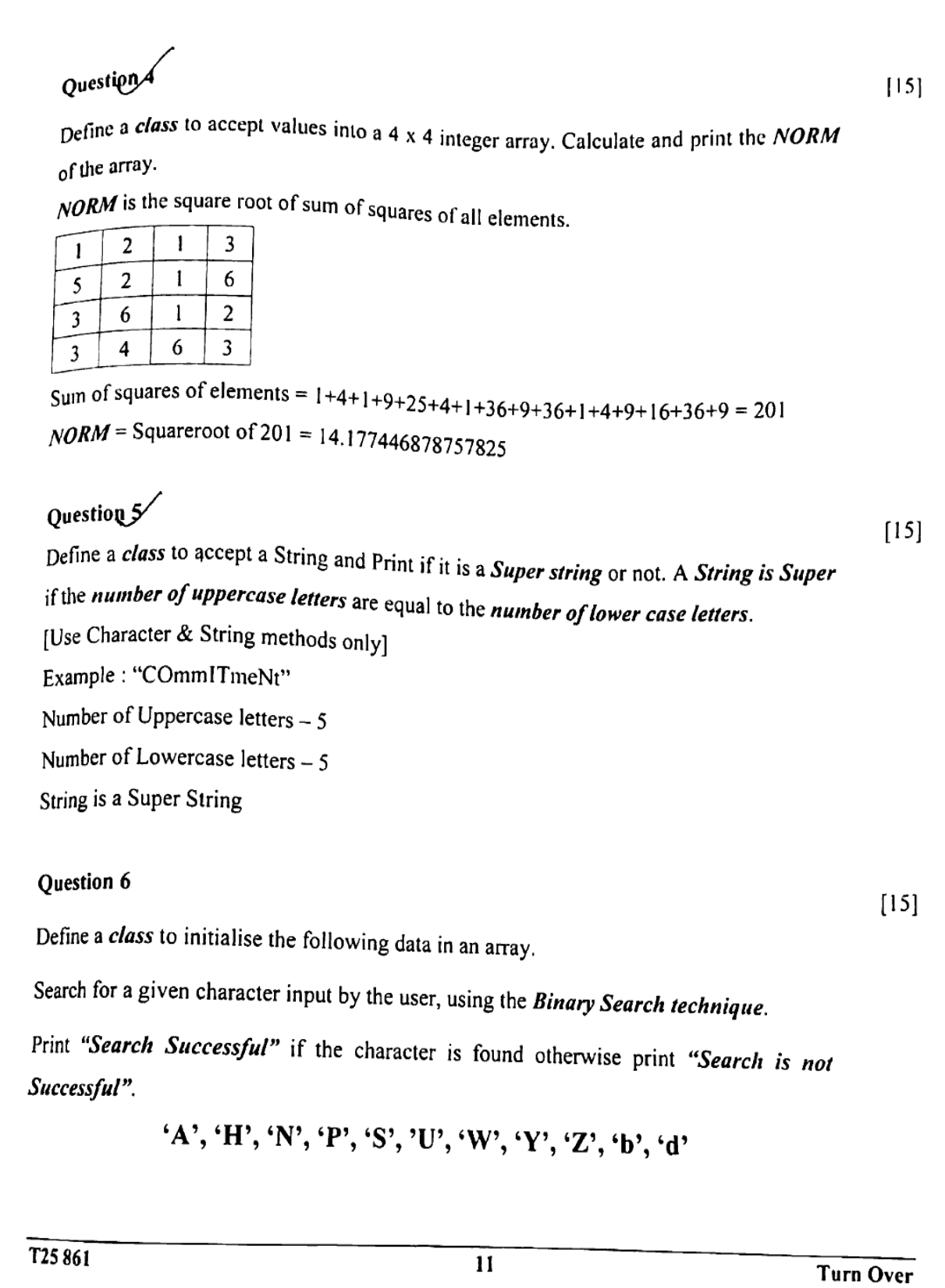 ICSE Class 10 Computer Applications Question Paper 2025 Solved PDF Download — page 11