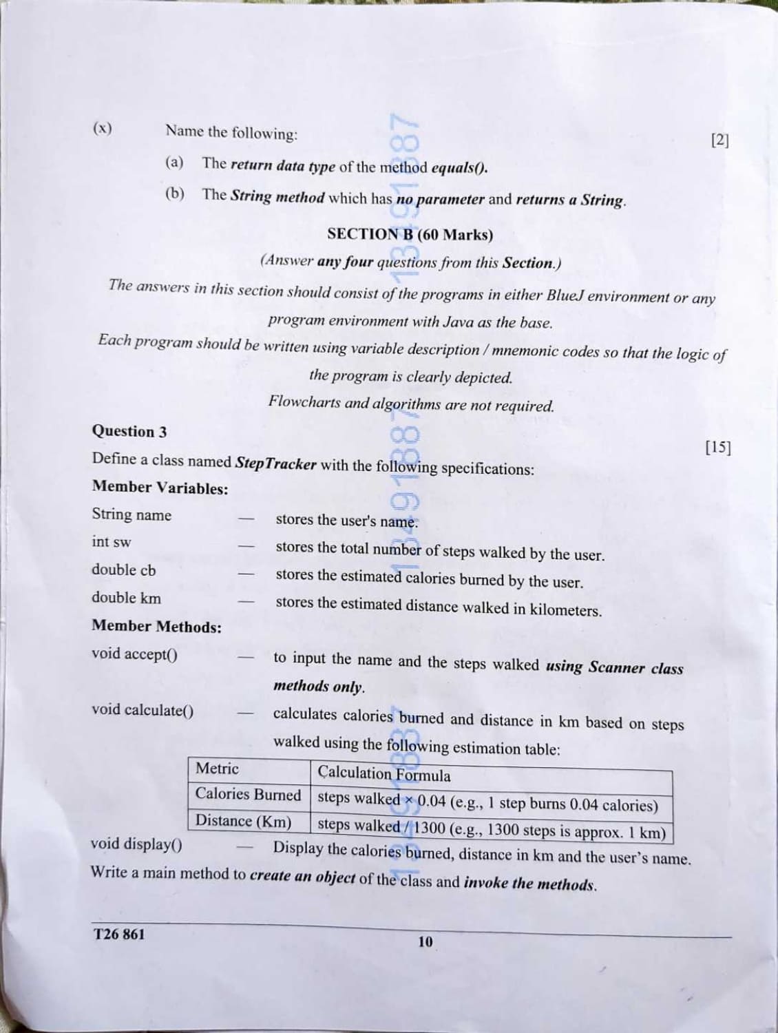 ICSE Class 10 Computer Applications Question Paper 2026 Solved PDF Download — page 10