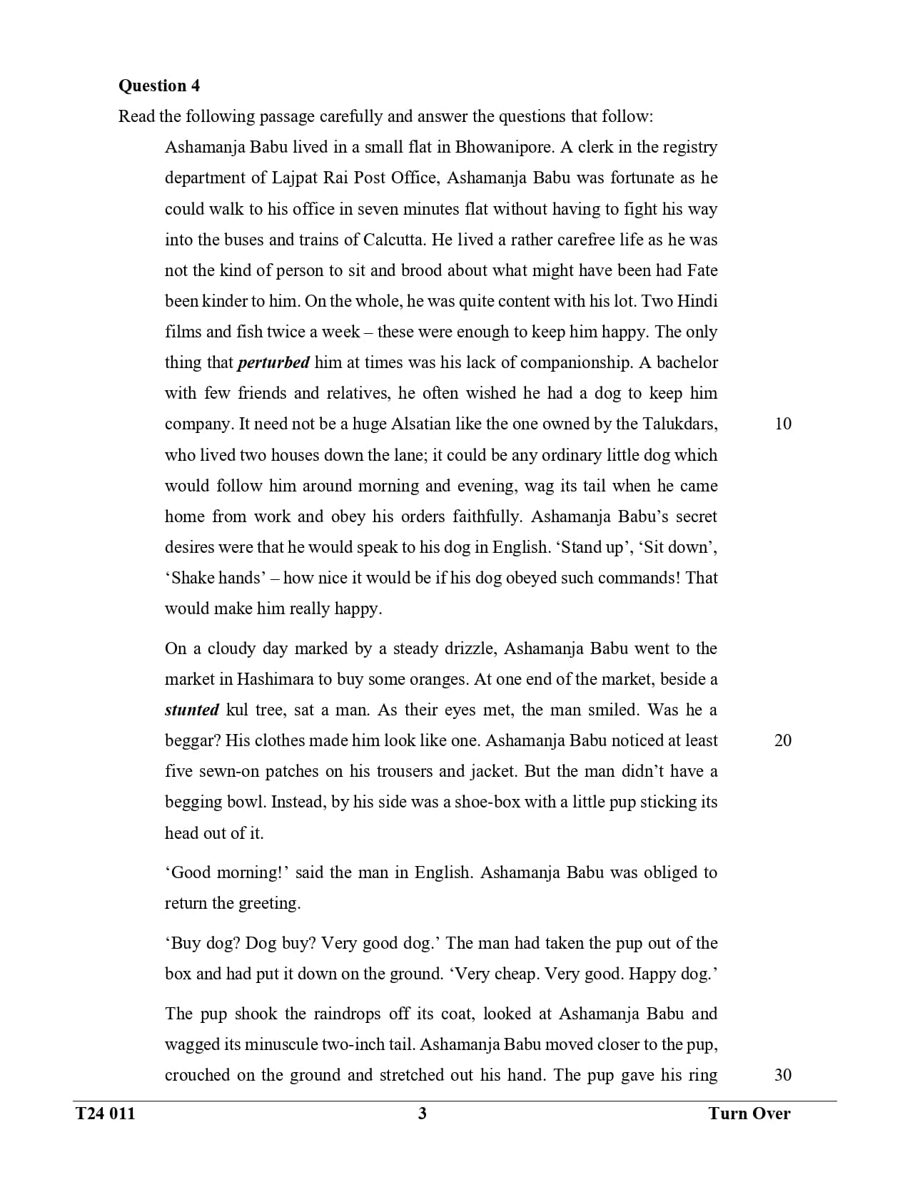 ICSE Class 10 English Language Question Paper 2024 Solved PDF Download — page 3