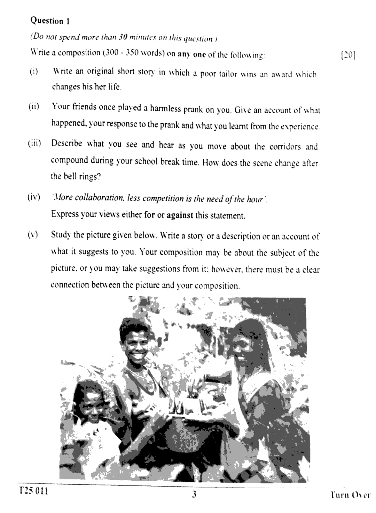 ICSE Class 10 English Language Question Paper 2025 Solved PDF Download — page 2