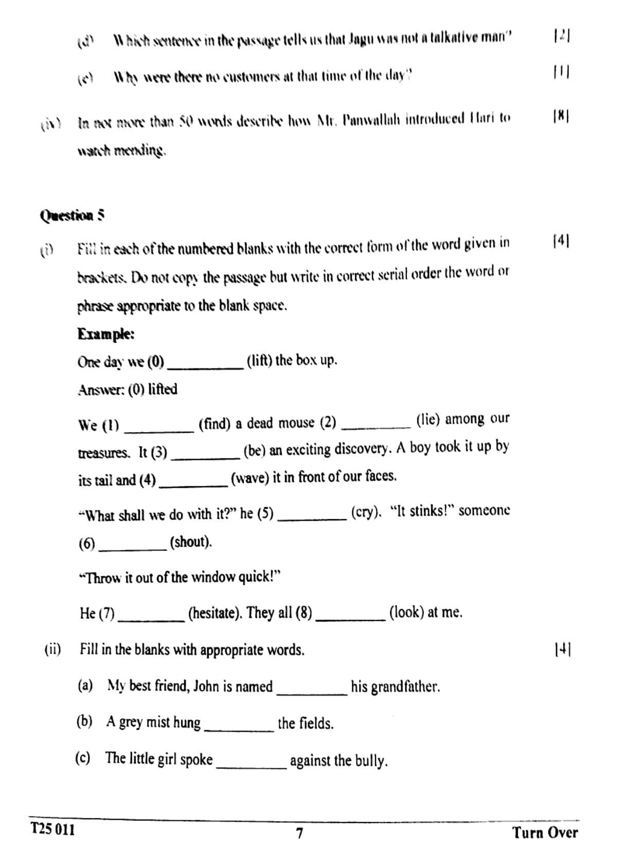 ICSE Class 10 English Language Question Paper 2025 Solved PDF Download — page 6