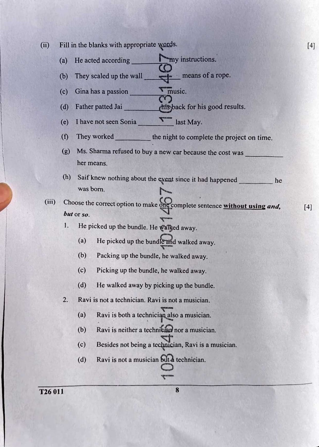 ICSE Class 10 English Language Question Paper 2026 Solved PDF Download — page 7