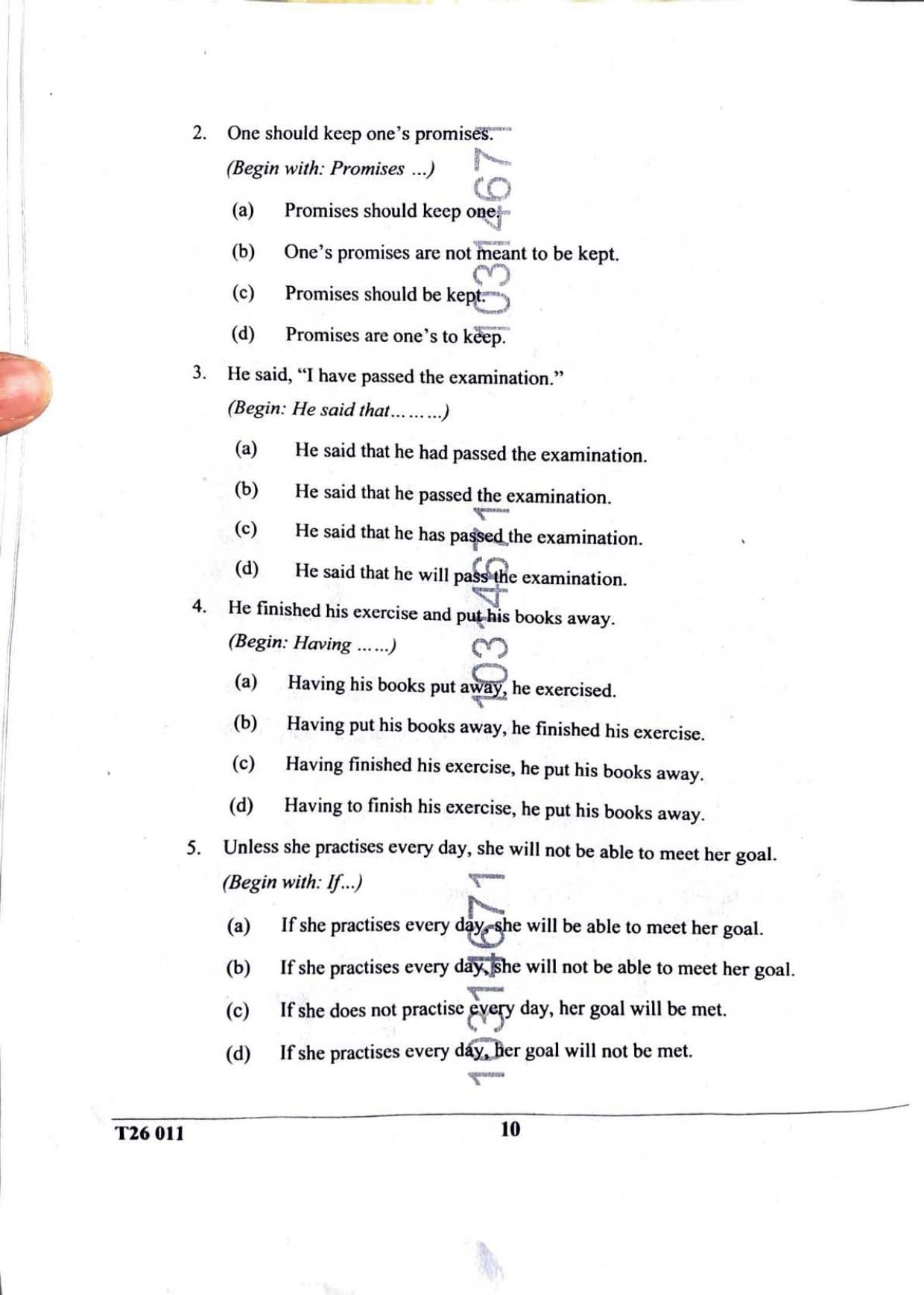 ICSE Class 10 English Language Question Paper 2026 Solved PDF Download — page 9