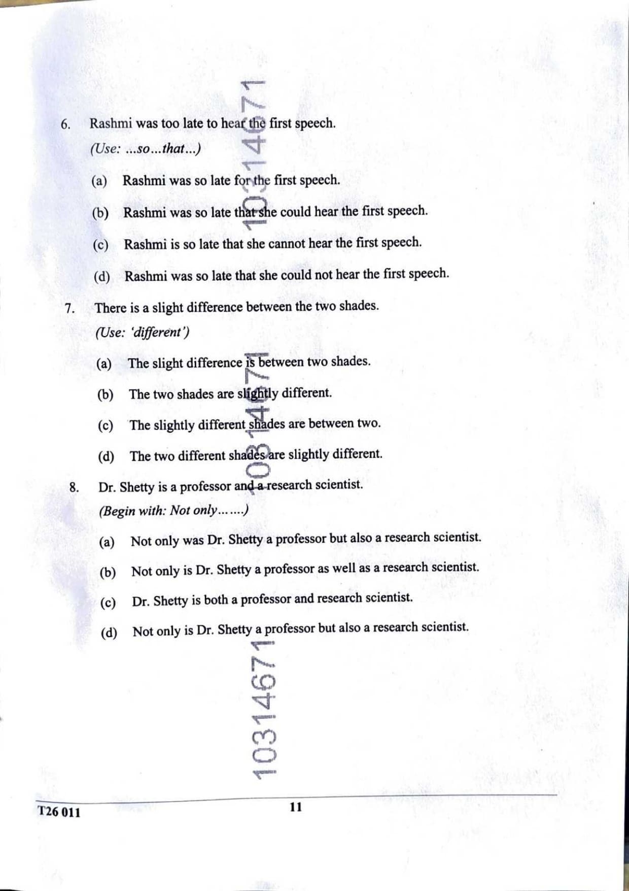 ICSE Class 10 English Language Question Paper 2026 Solved PDF Download — page 10