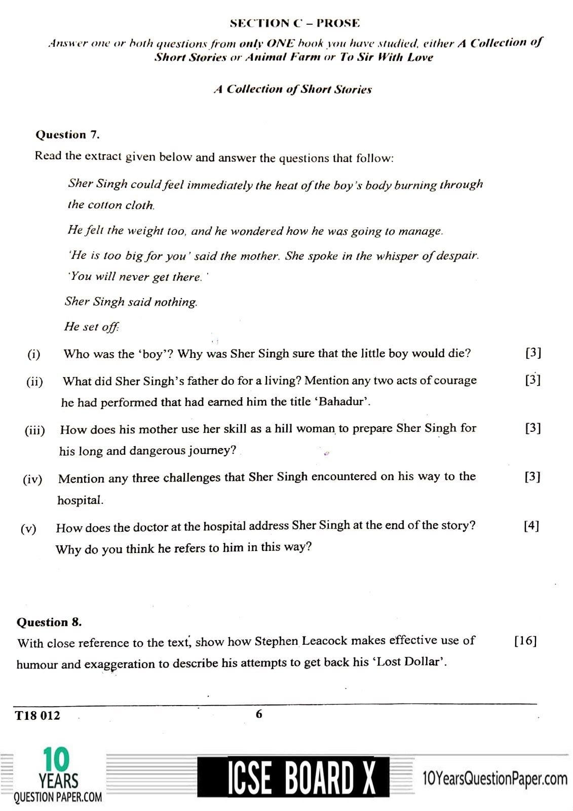 English Language Paper 2 Question 5 Example Answer ...