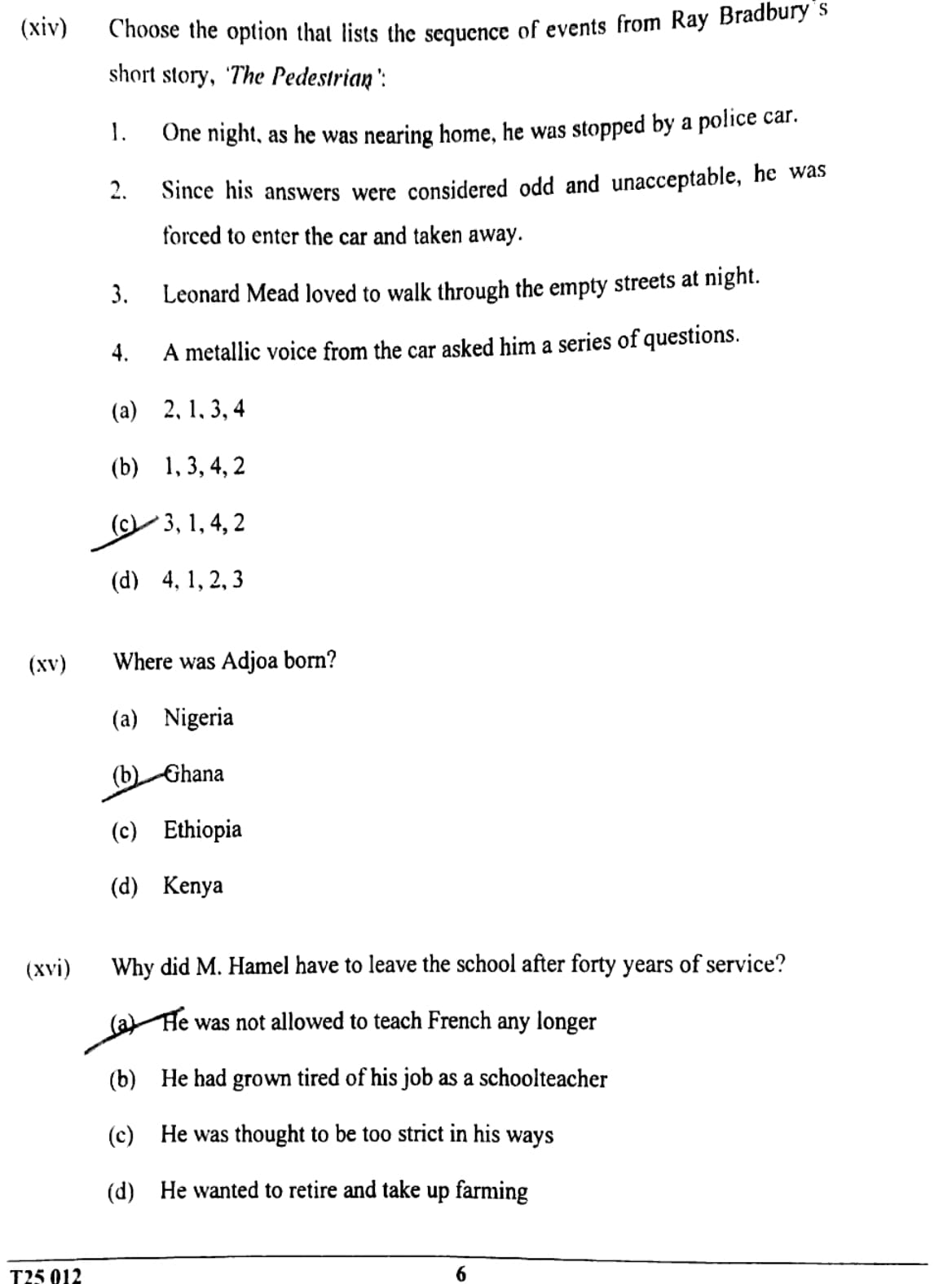 ICSE Class 10 English Literature Question Paper 2025 Solved PDF Download — page 6