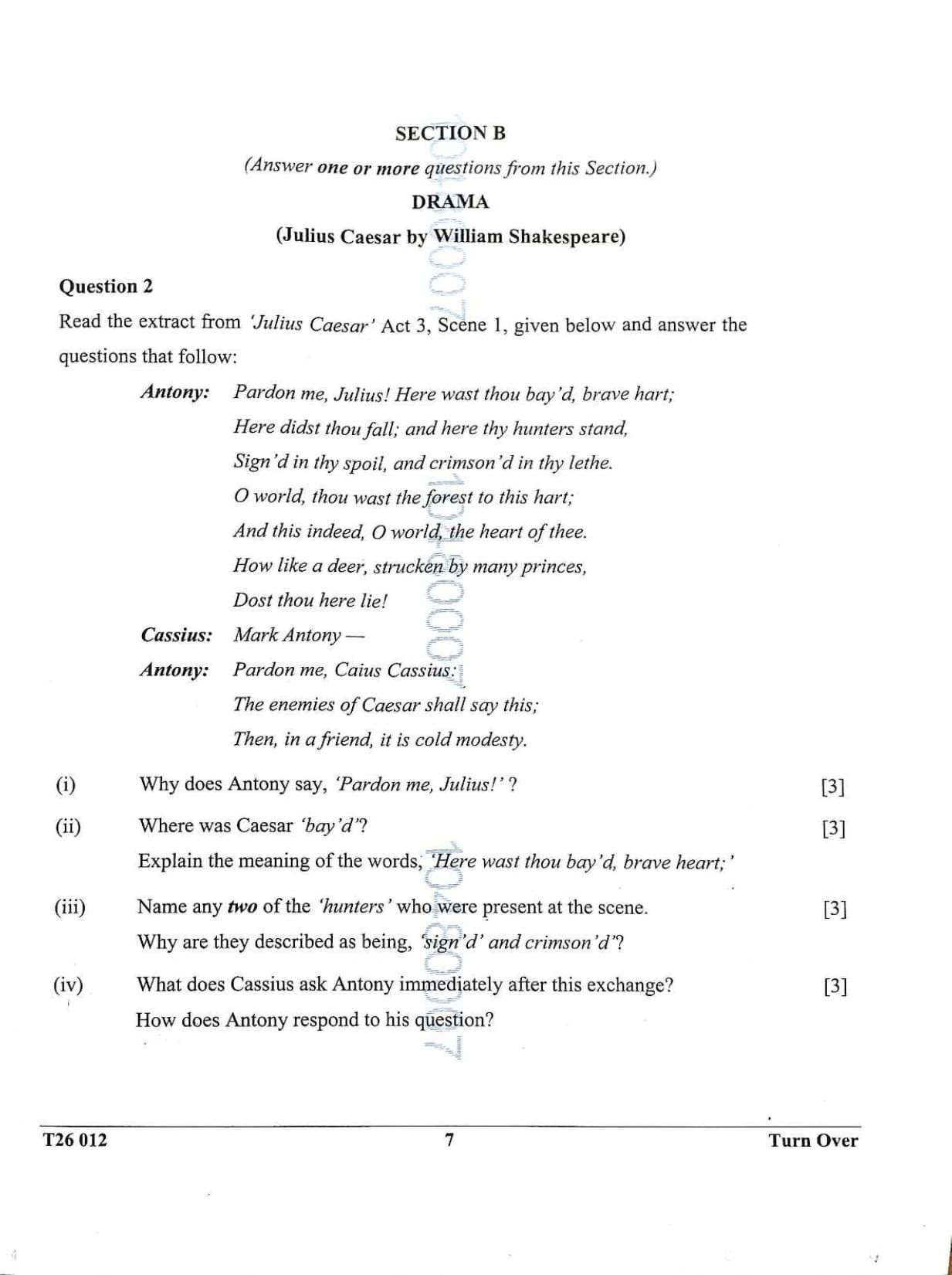 ICSE Class 10 English Literature Question Paper 2026 Solved PDF Download — page 7