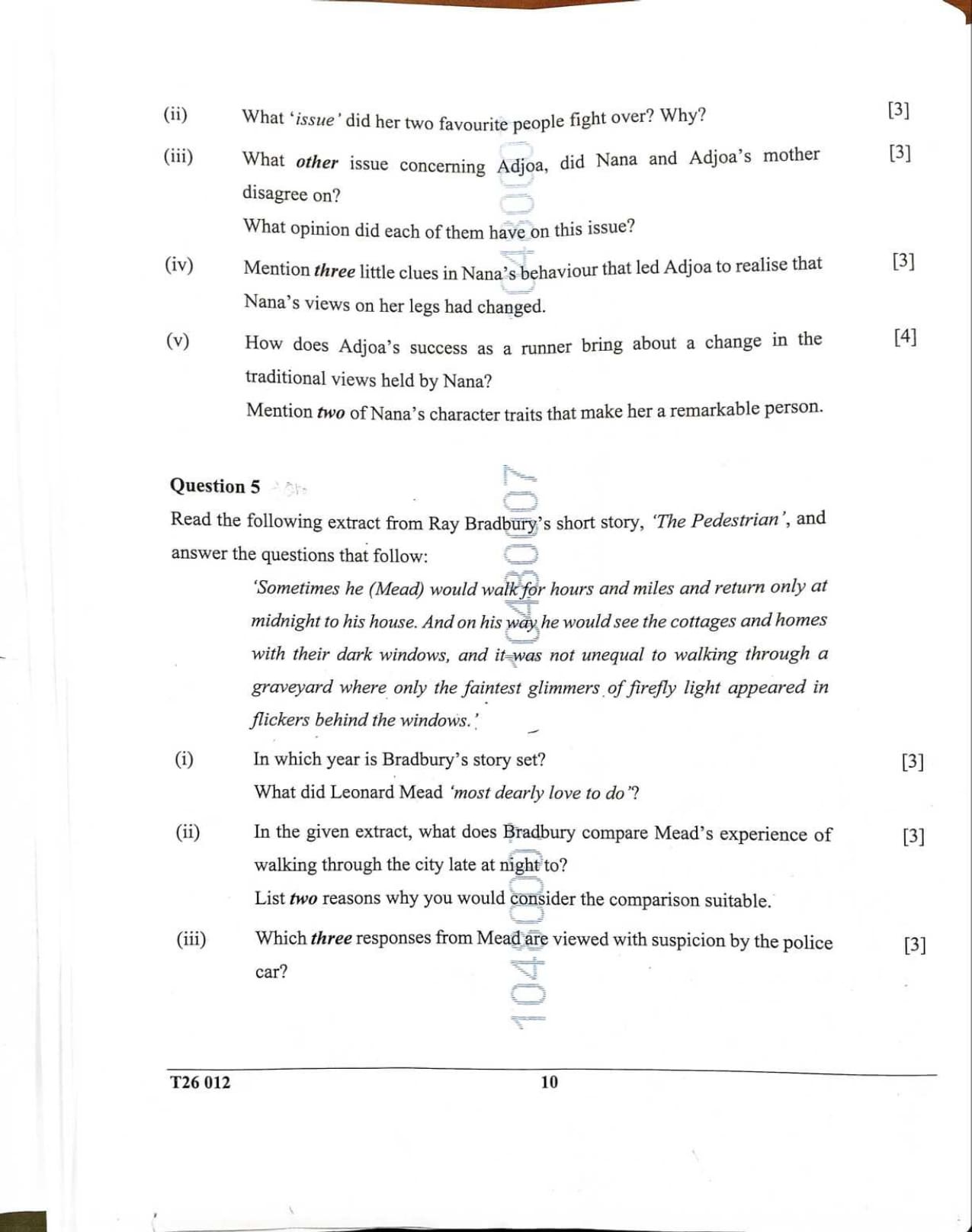 ICSE Class 10 English Literature Question Paper 2026 Solved PDF Download — page 10