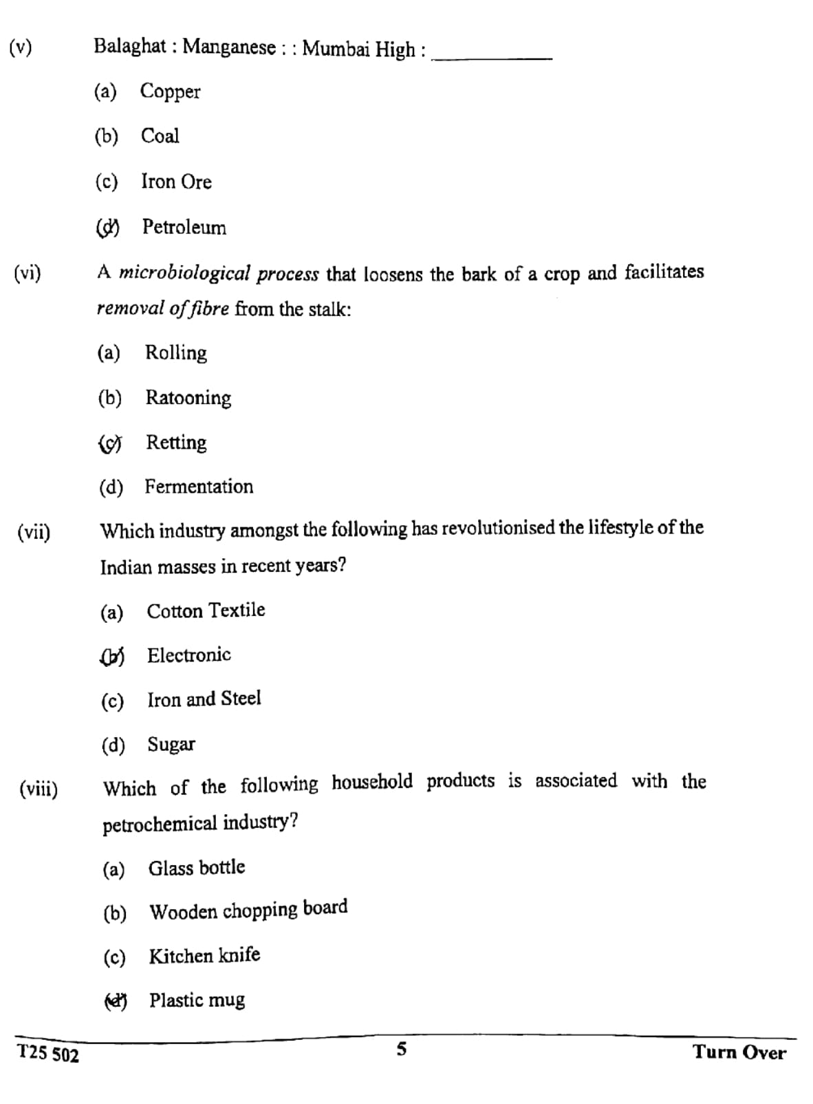 ICSE Class 10 Geography Question Paper 2025 Solved PDF Download — page 5