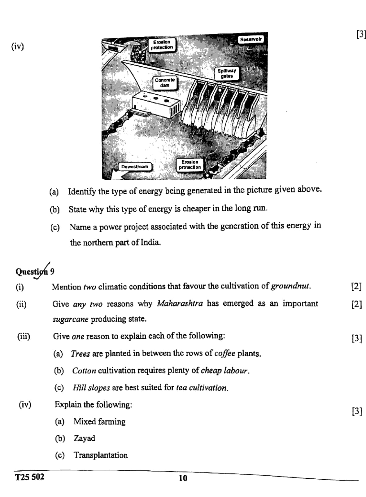 ICSE Class 10 Geography Question Paper 2025 Solved PDF Download — page 10