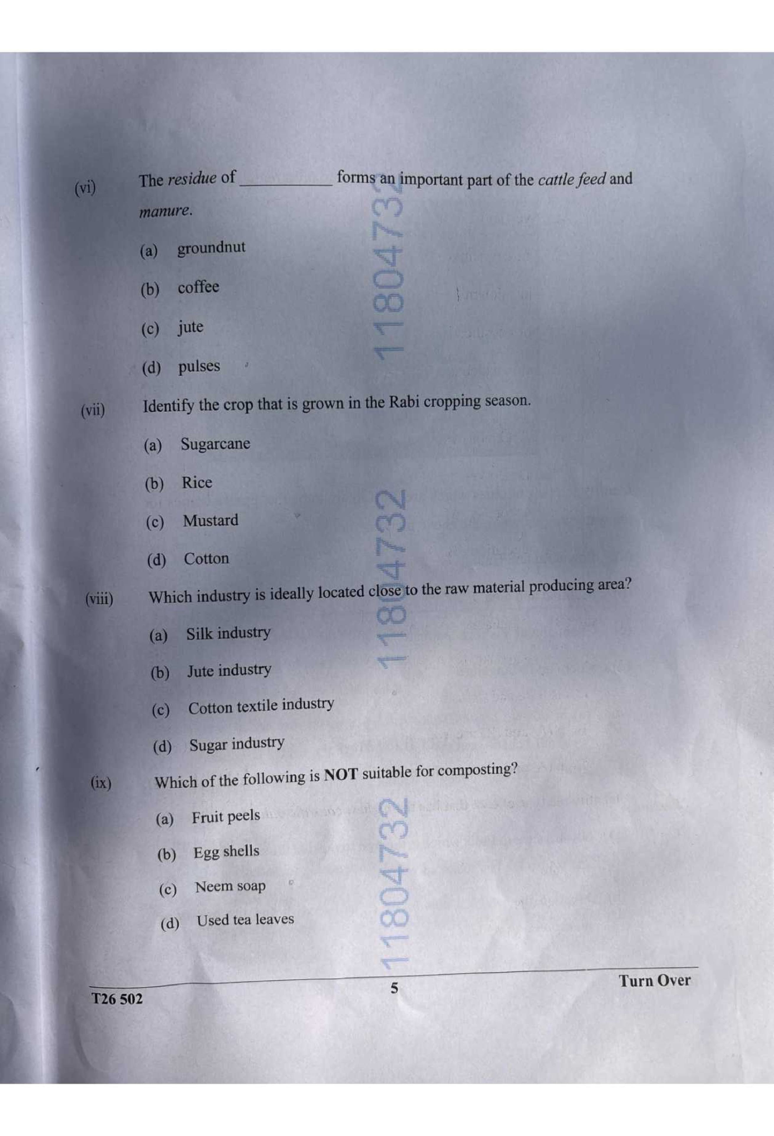 ICSE Class 10 Geography Question Paper 2026 Solved PDF Download — page 4