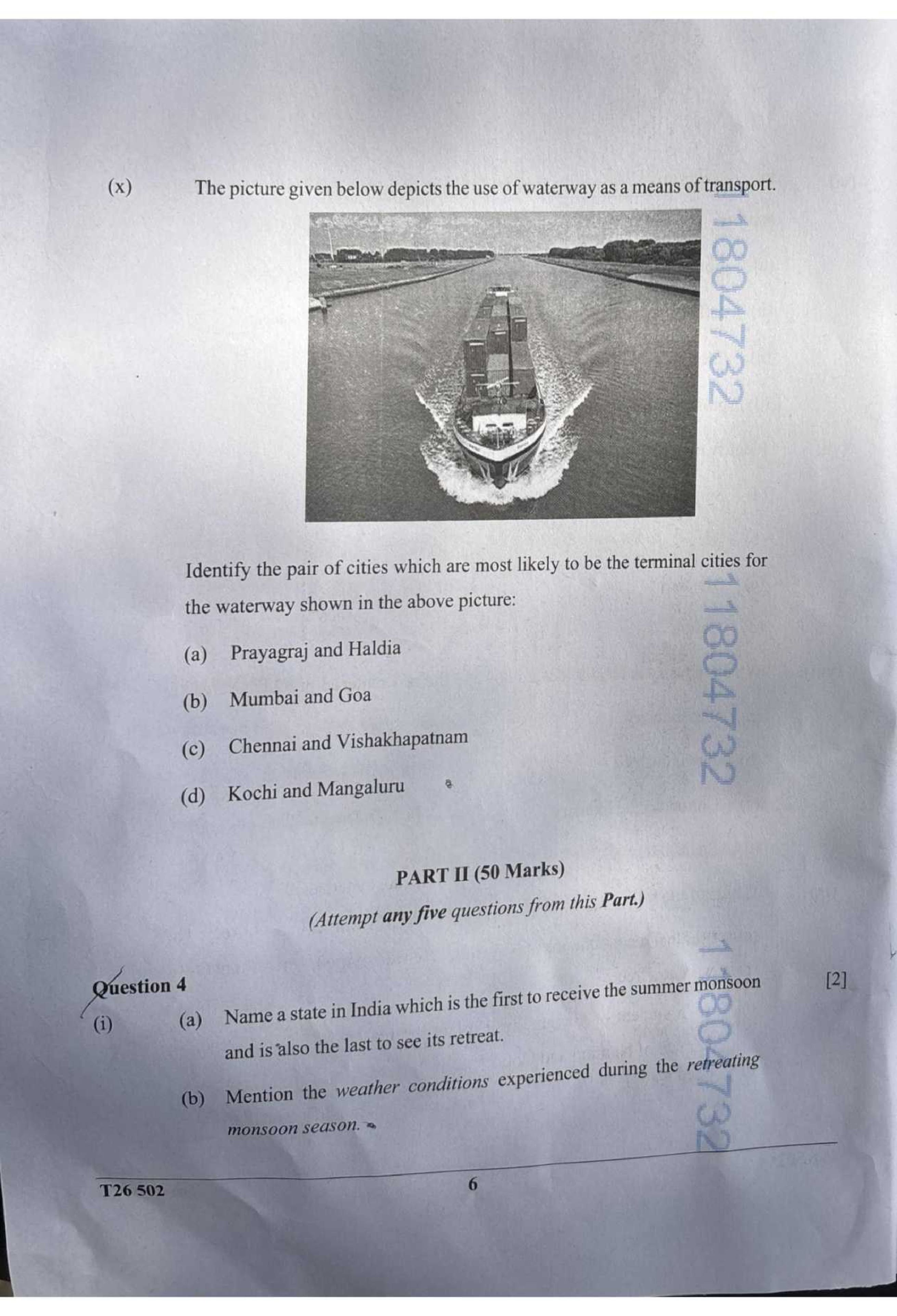 ICSE Class 10 Geography Question Paper 2026 Solved PDF Download — page 5
