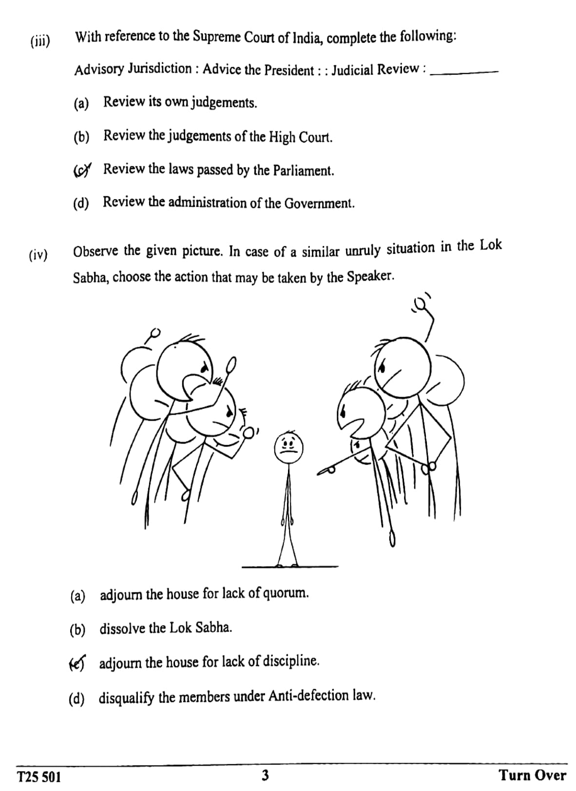 ICSE Class 10 History & Civics Question Paper 2025 Solved PDF Download — page 3