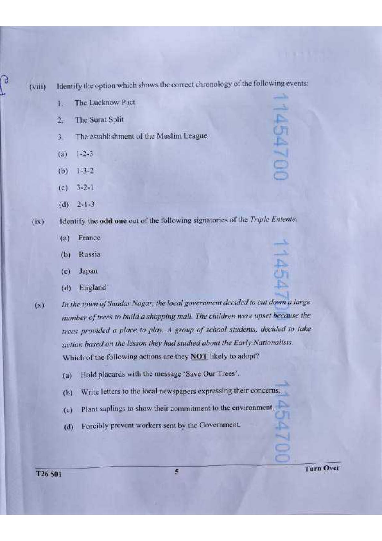 ICSE Class 10 History & Civics Question Paper 2026 Solved PDF Download — page 4