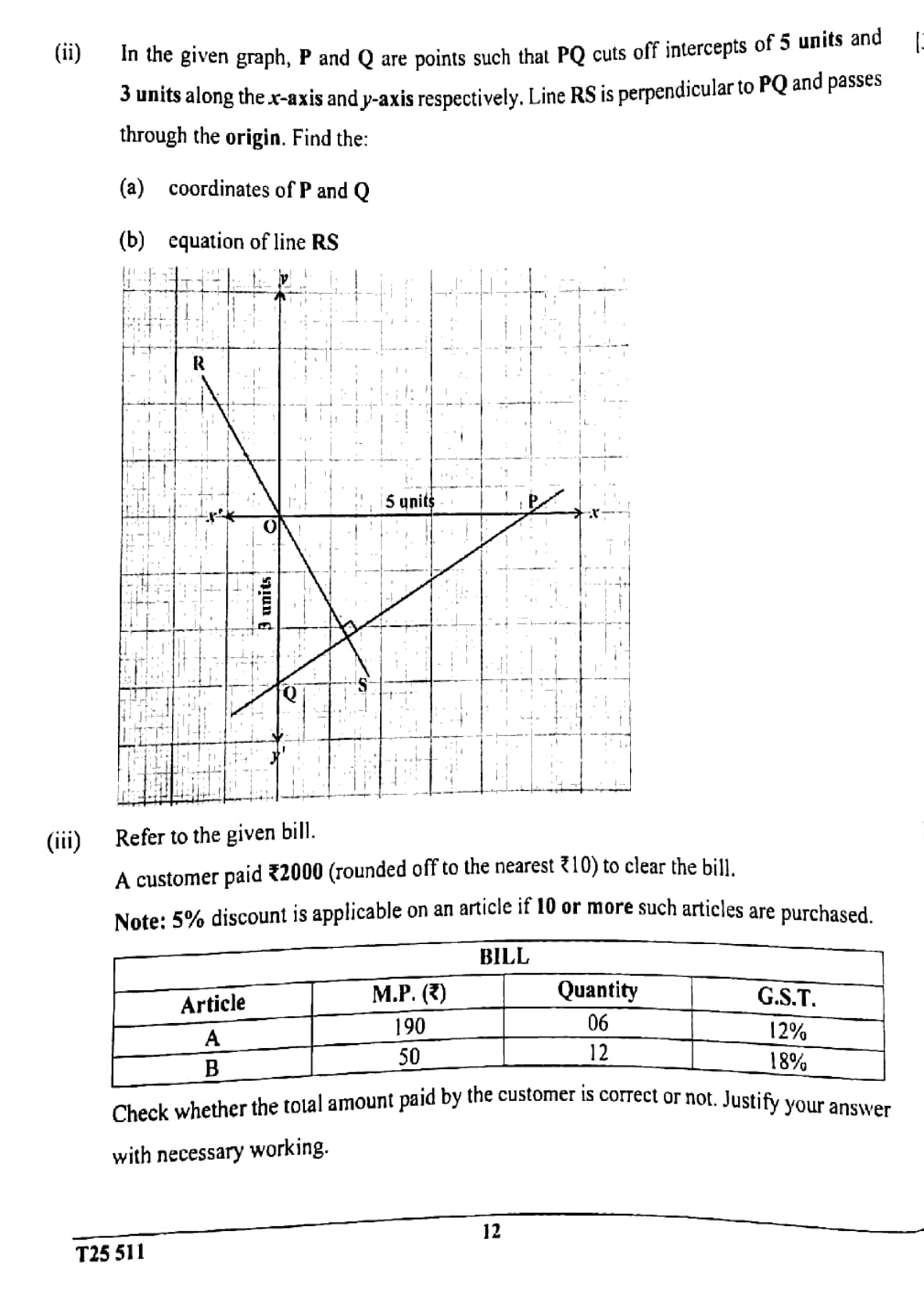 ICSE Class 10 Maths Question Paper 2025 Solved PDF Download — page 12