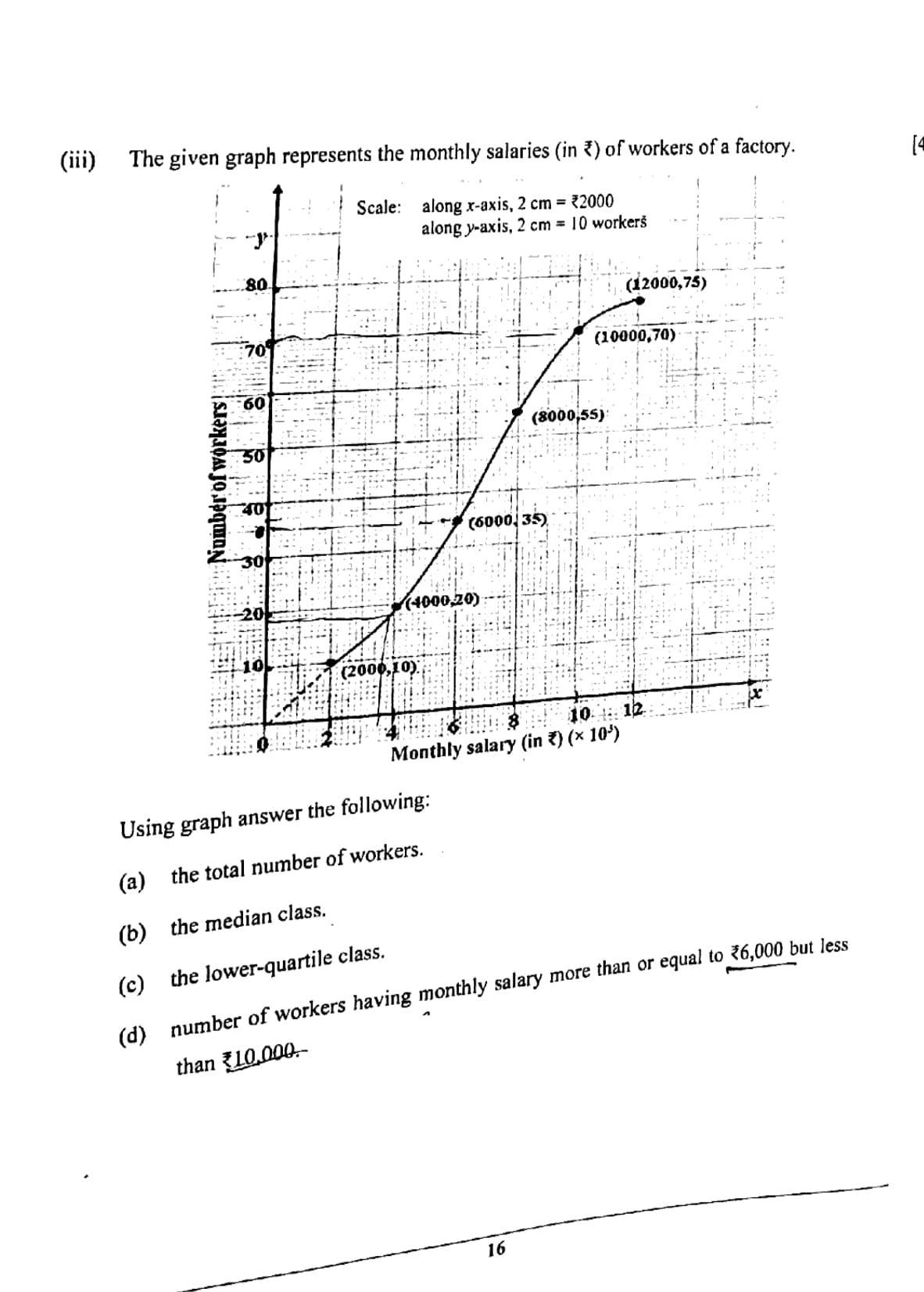 ICSE Class 10 Maths Question Paper 2025 Solved PDF Download — page 16