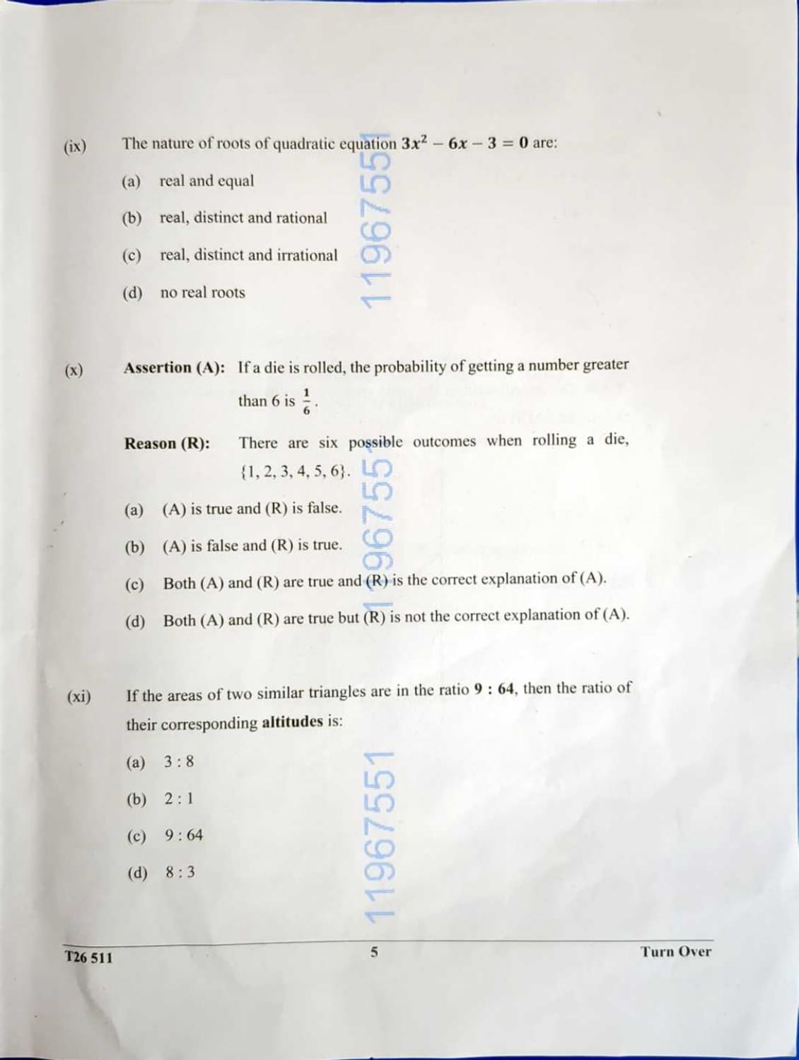 ICSE Class 10 Maths Question Paper 2026 Solved PDF Download — page 5