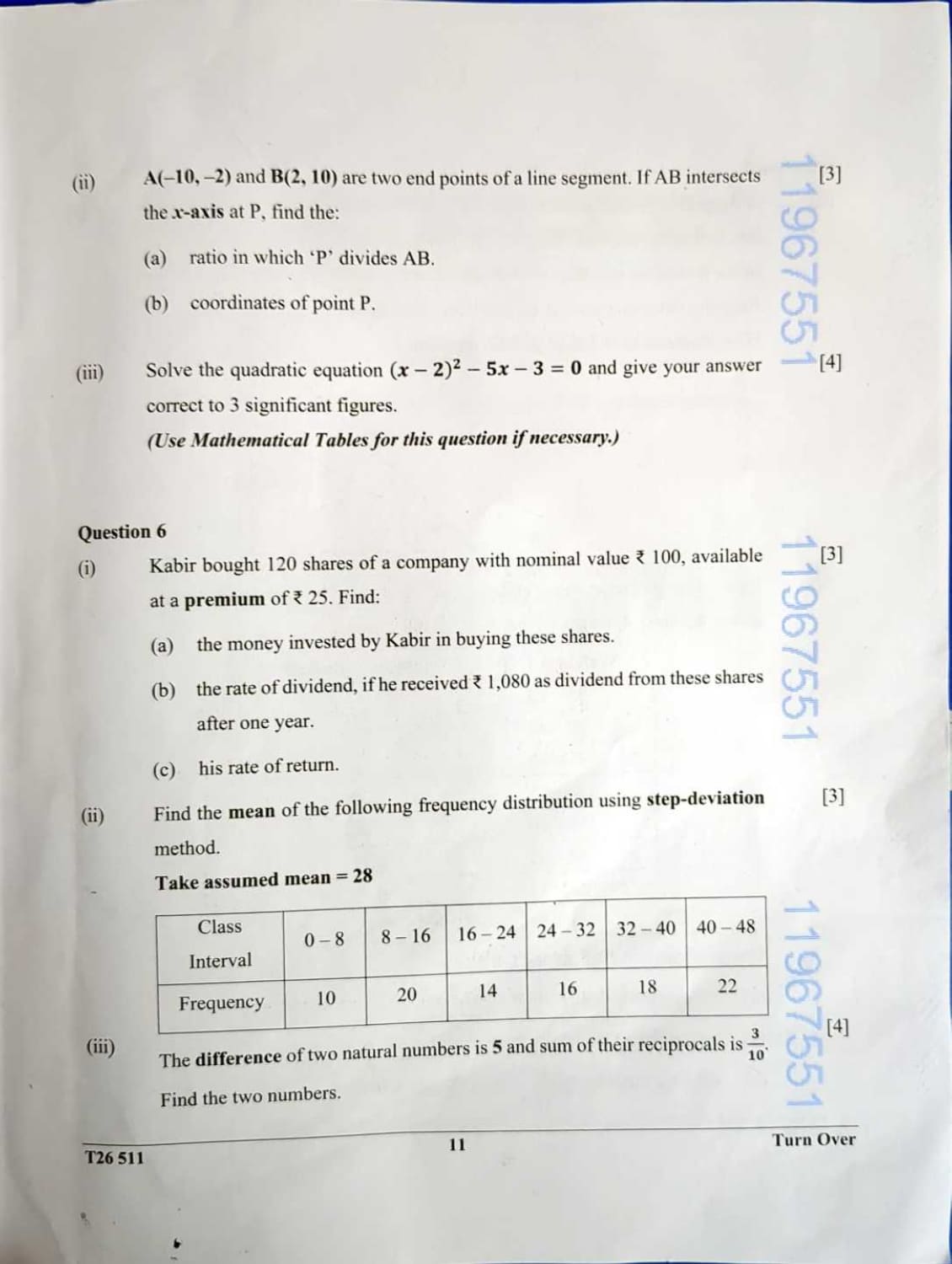 ICSE Class 10 Maths Question Paper 2026 Solved PDF Download — page 11