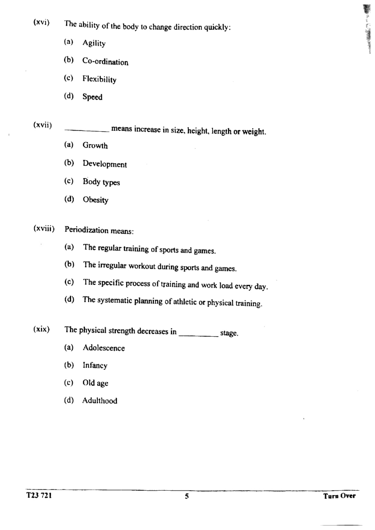 ICSE Class 10 Physical Education Question Paper 2023 Solved PDF — page 5