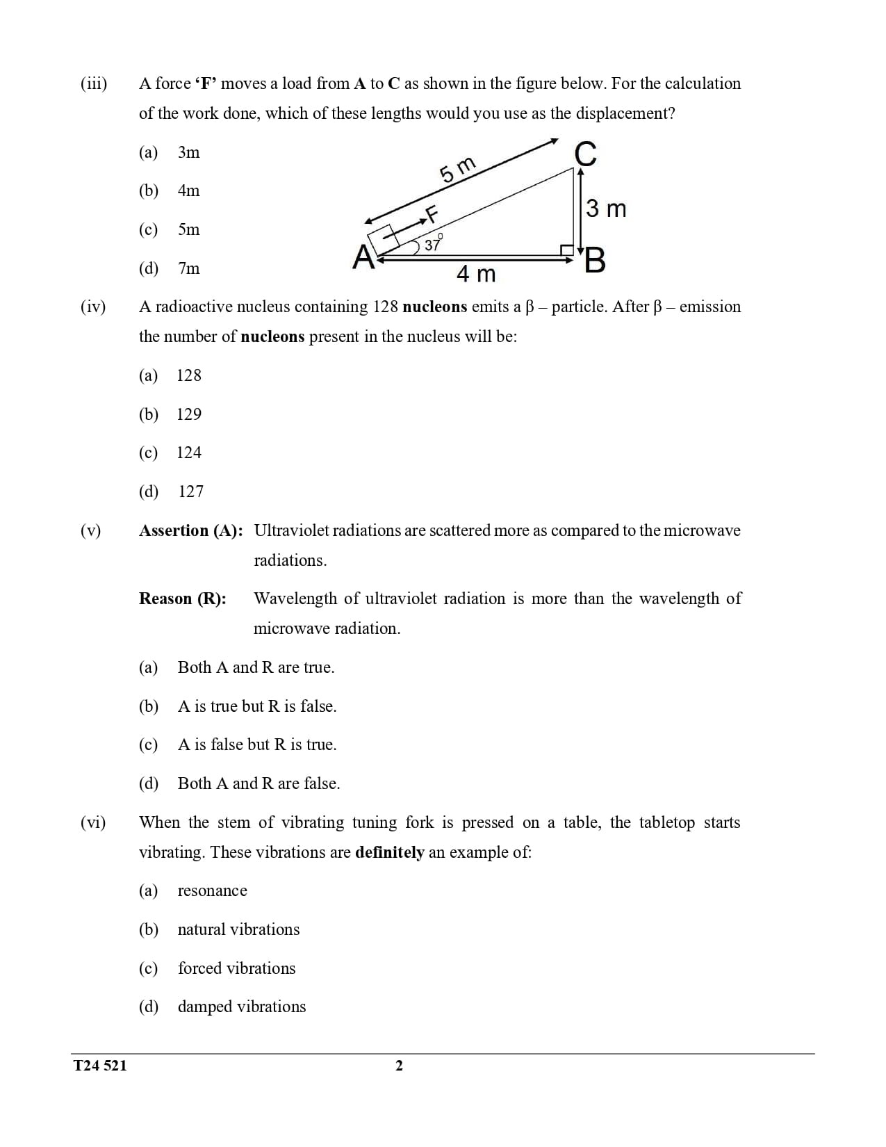 ICSE Class 10 Physics Question Paper 2024 Solved PDF Download — page 2