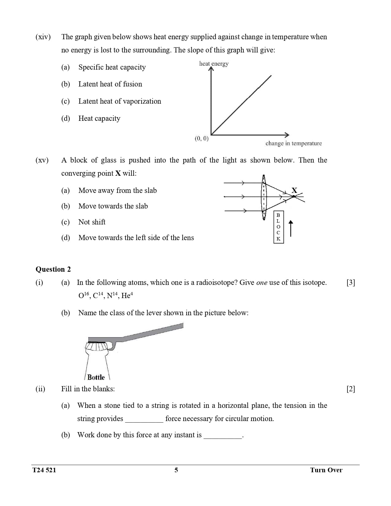 ICSE Class 10 Physics Question Paper 2024 Solved PDF Download — page 5