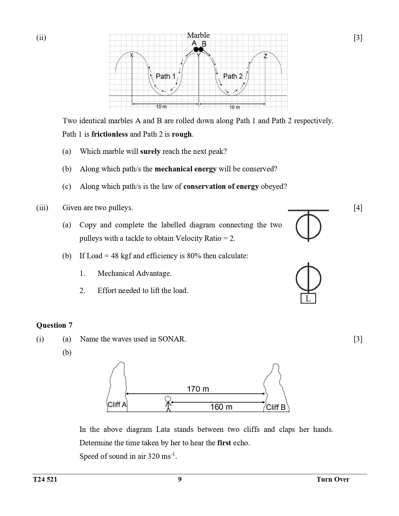 ICSE Class 10 Physics Question Paper 2024 Solved PDF Download — page 9