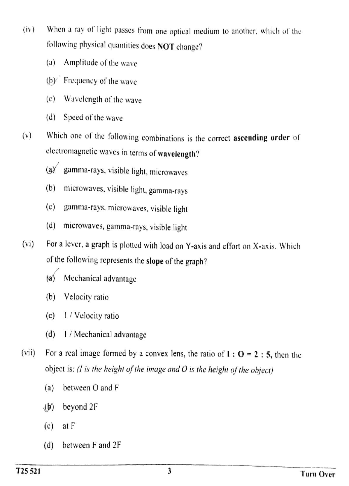 ICSE Class 10 Physics Question Paper 2025 Solved PDF Download — page 3